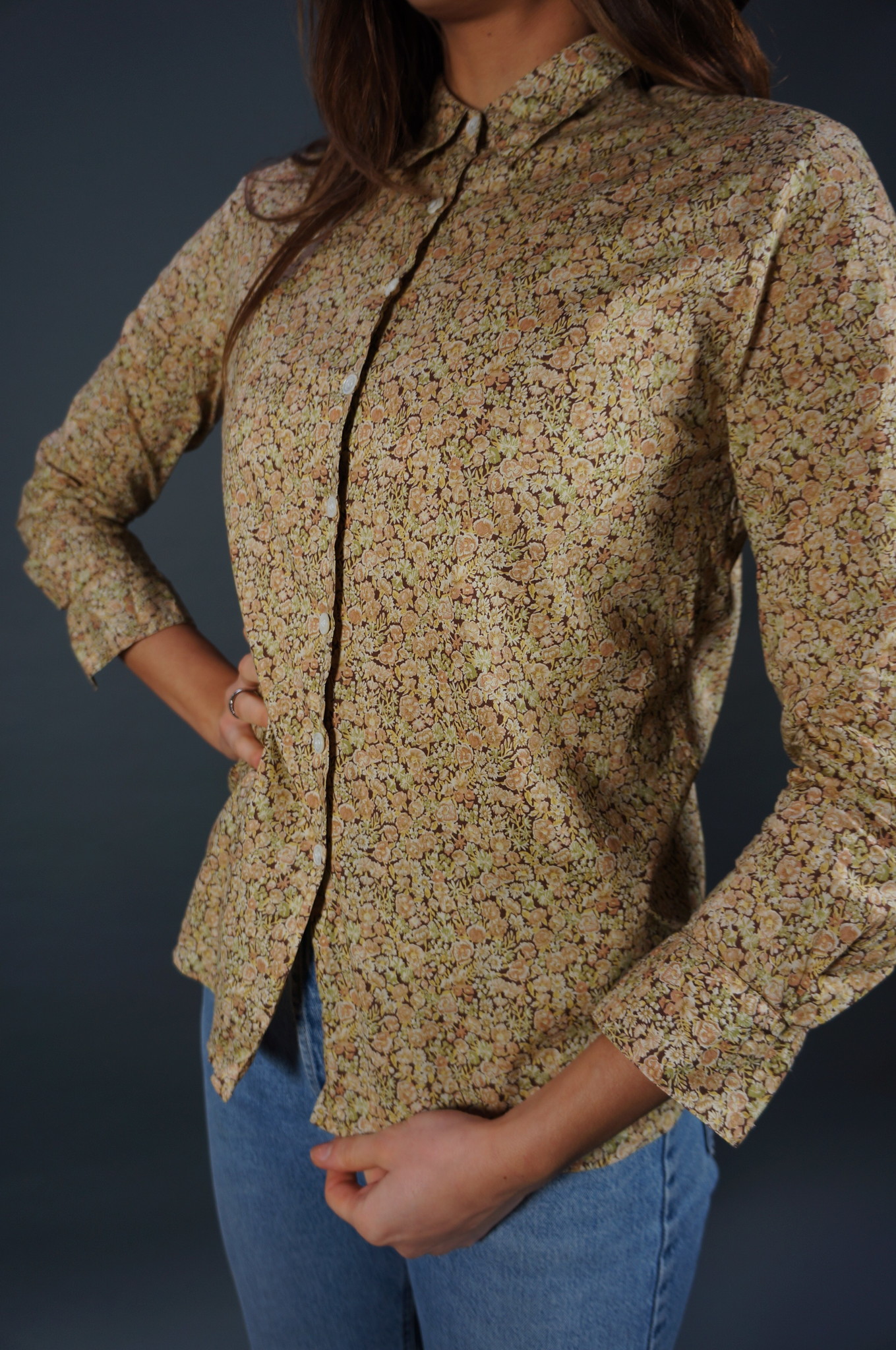 Cacharel Floral Blouse