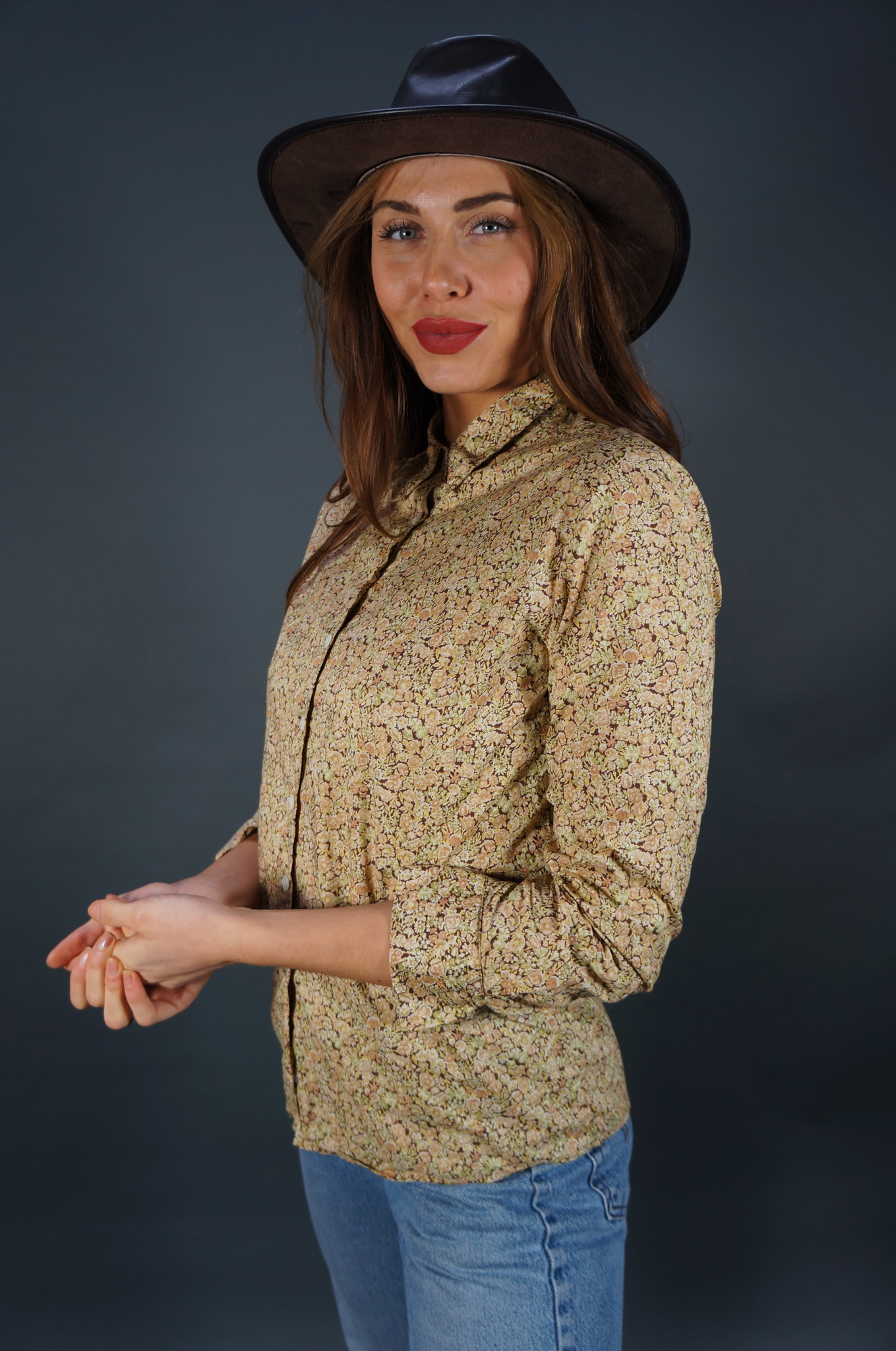 Cacharel Floral Blouse