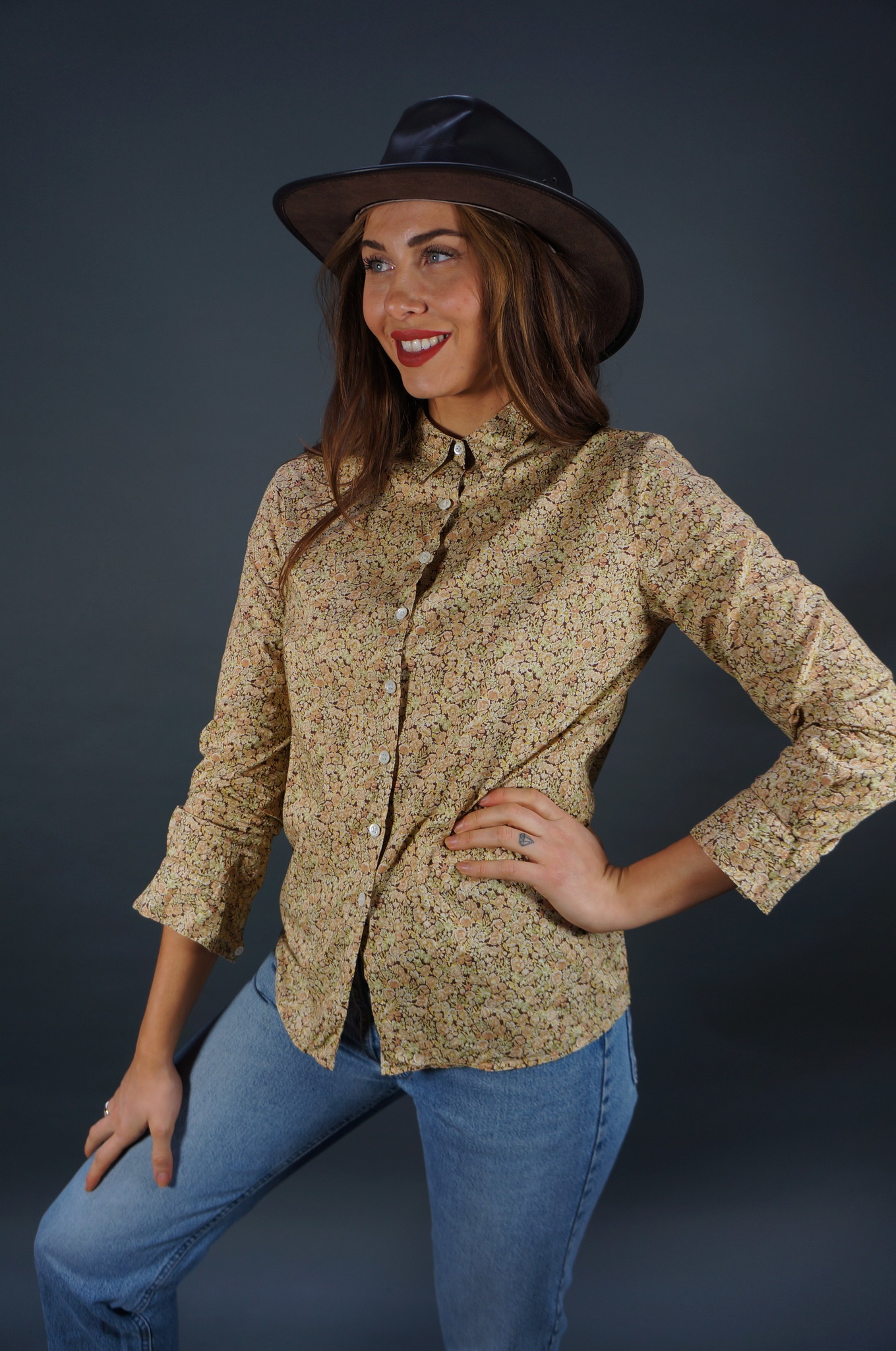 Cacharel Floral Blouse