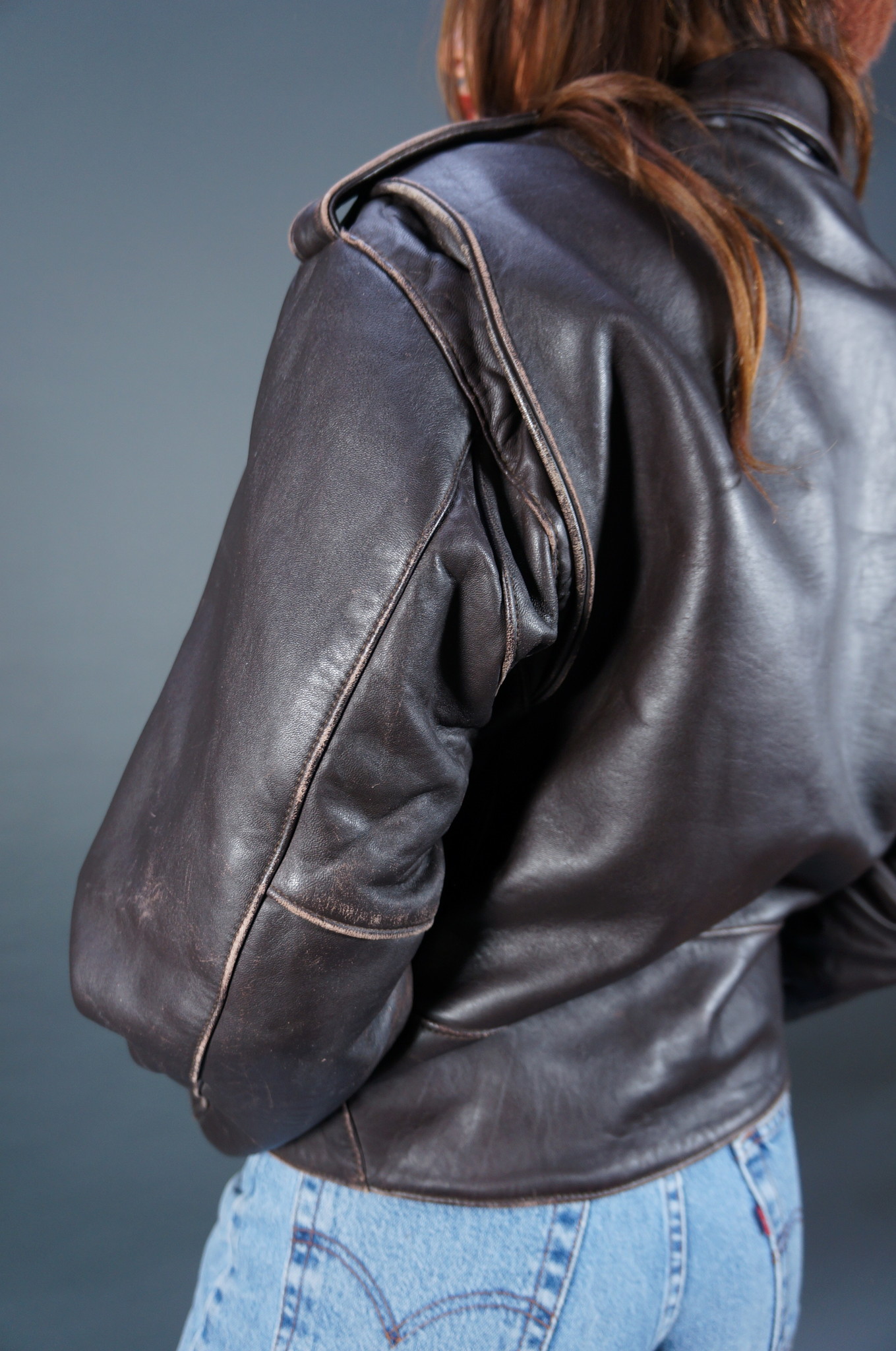 Leather Biker Jacket Growl