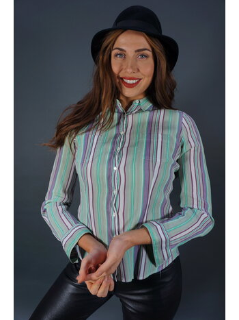 Cacharel Stripe Blouse