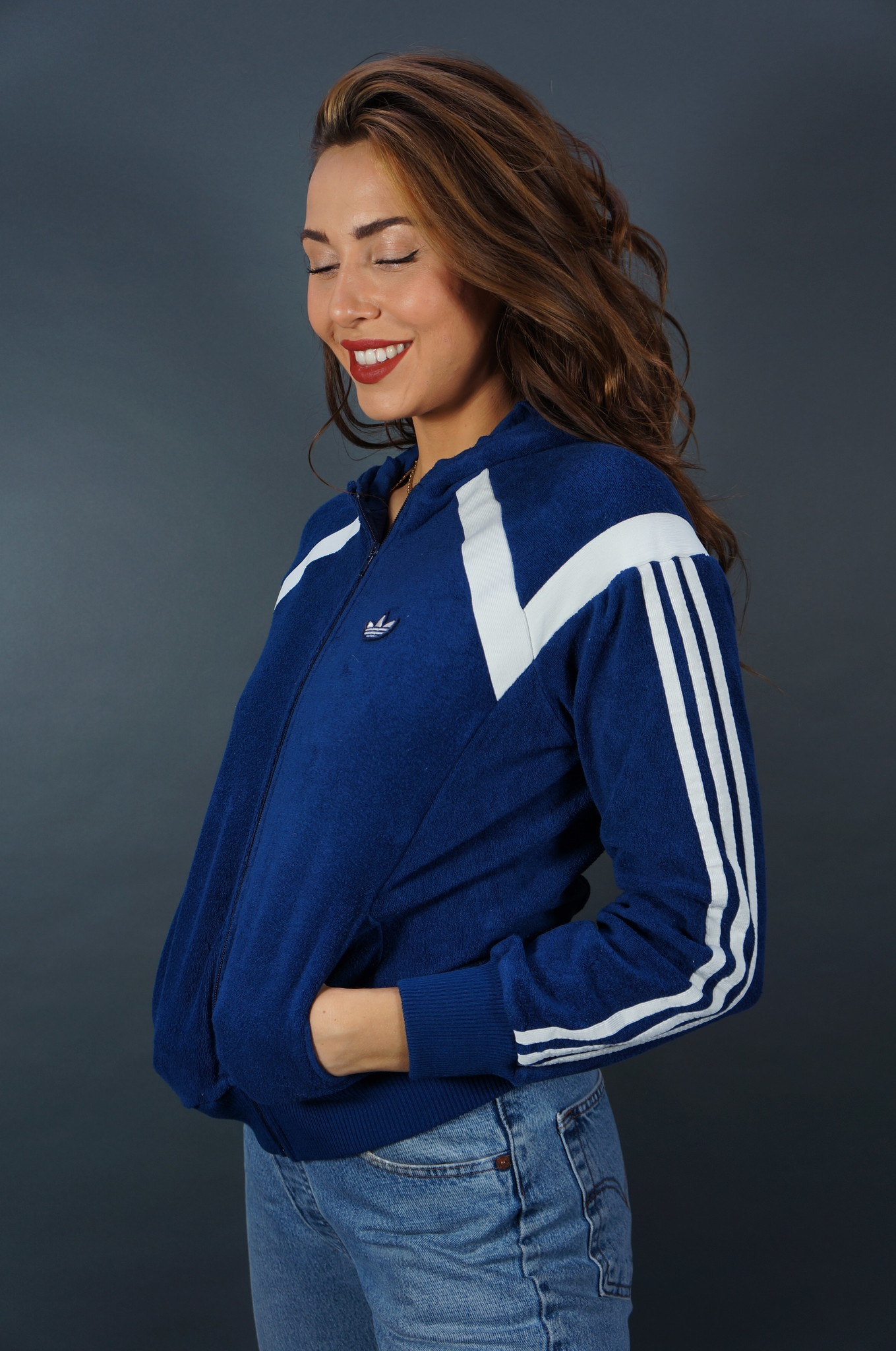 70s Terrycloth Track Jacket