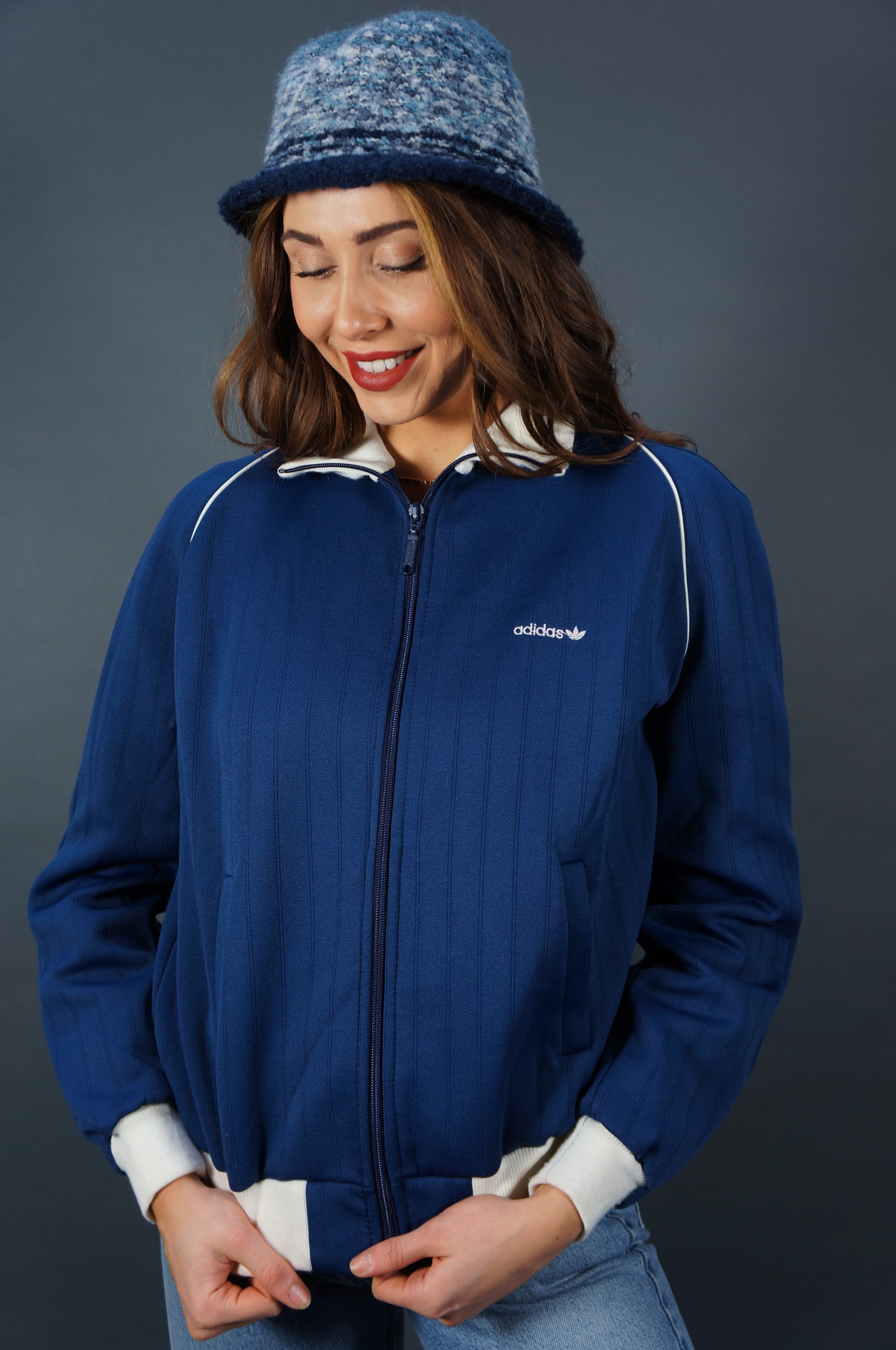 70s Adidas Stripe Track Jacket