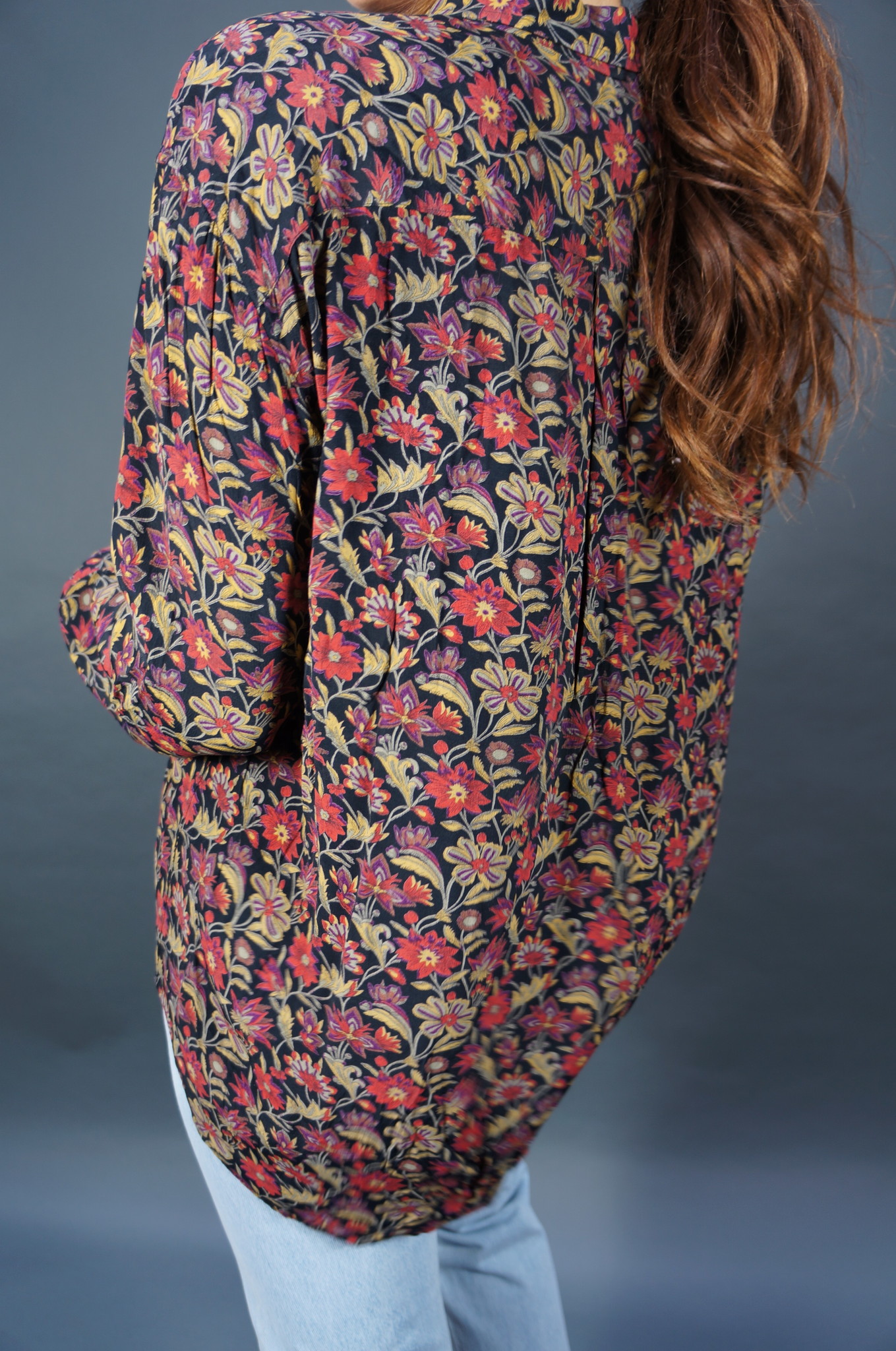 Cacharel Bluse mit Blumenmuster