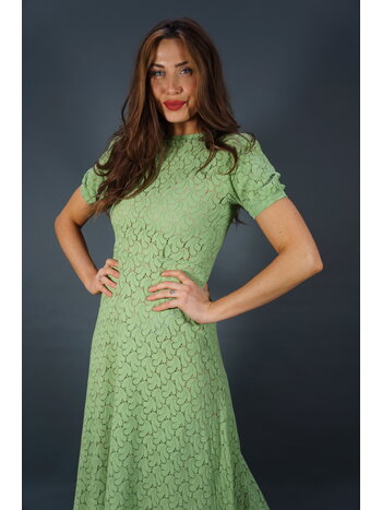 50s Lace Maxi Dress
