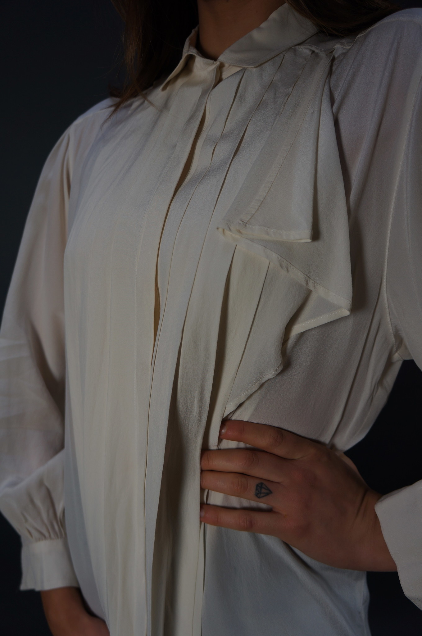 Escada Seidenbluse — Weiß