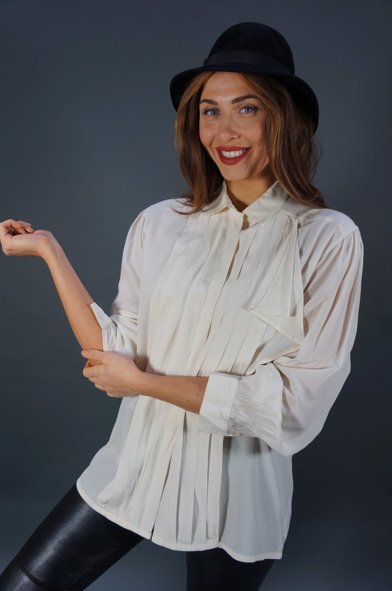 Escada Seidenbluse — Weiß