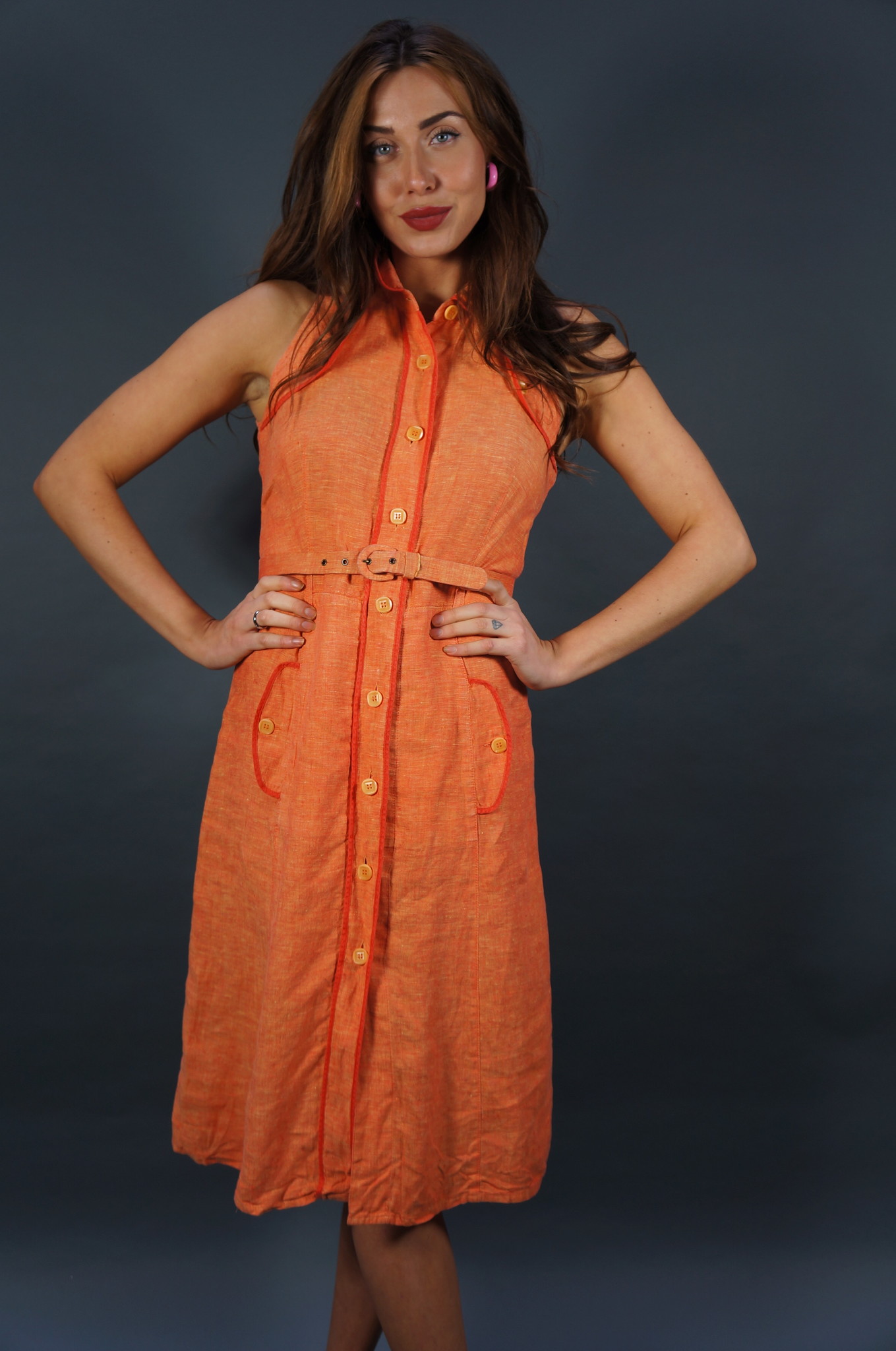 MaxMara Weekend Leinenkleid