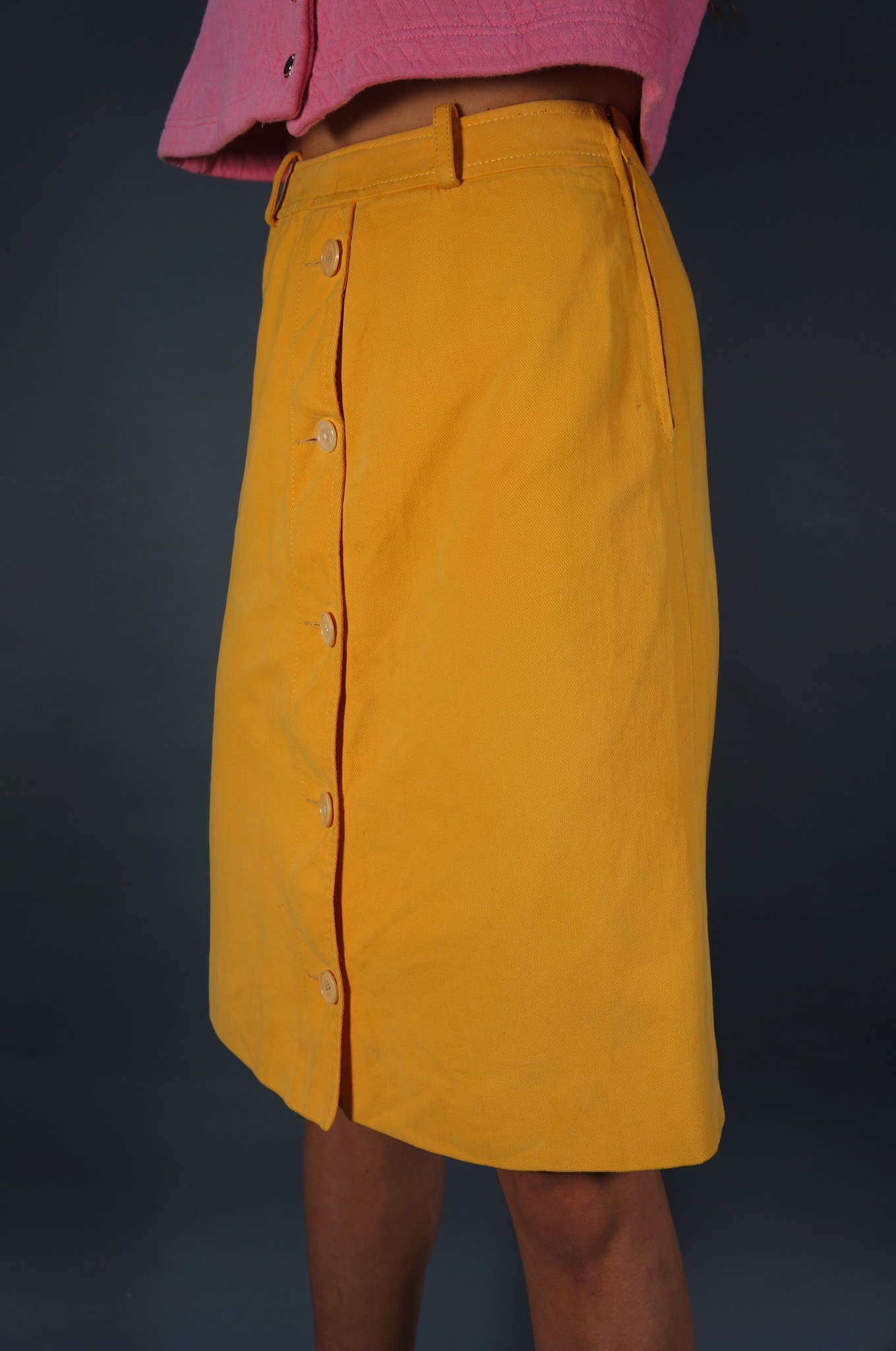 Céline Paris Button Up Skirt