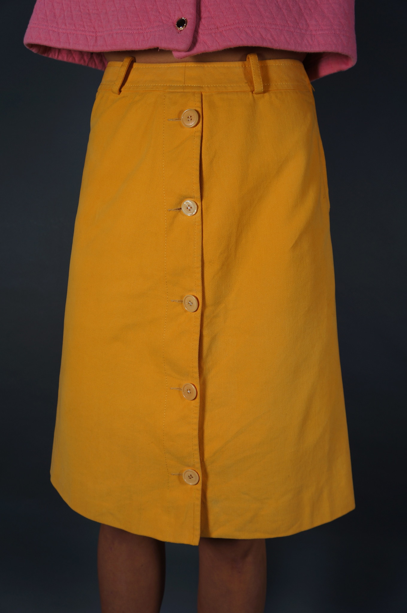 Céline Paris Button Up Skirt