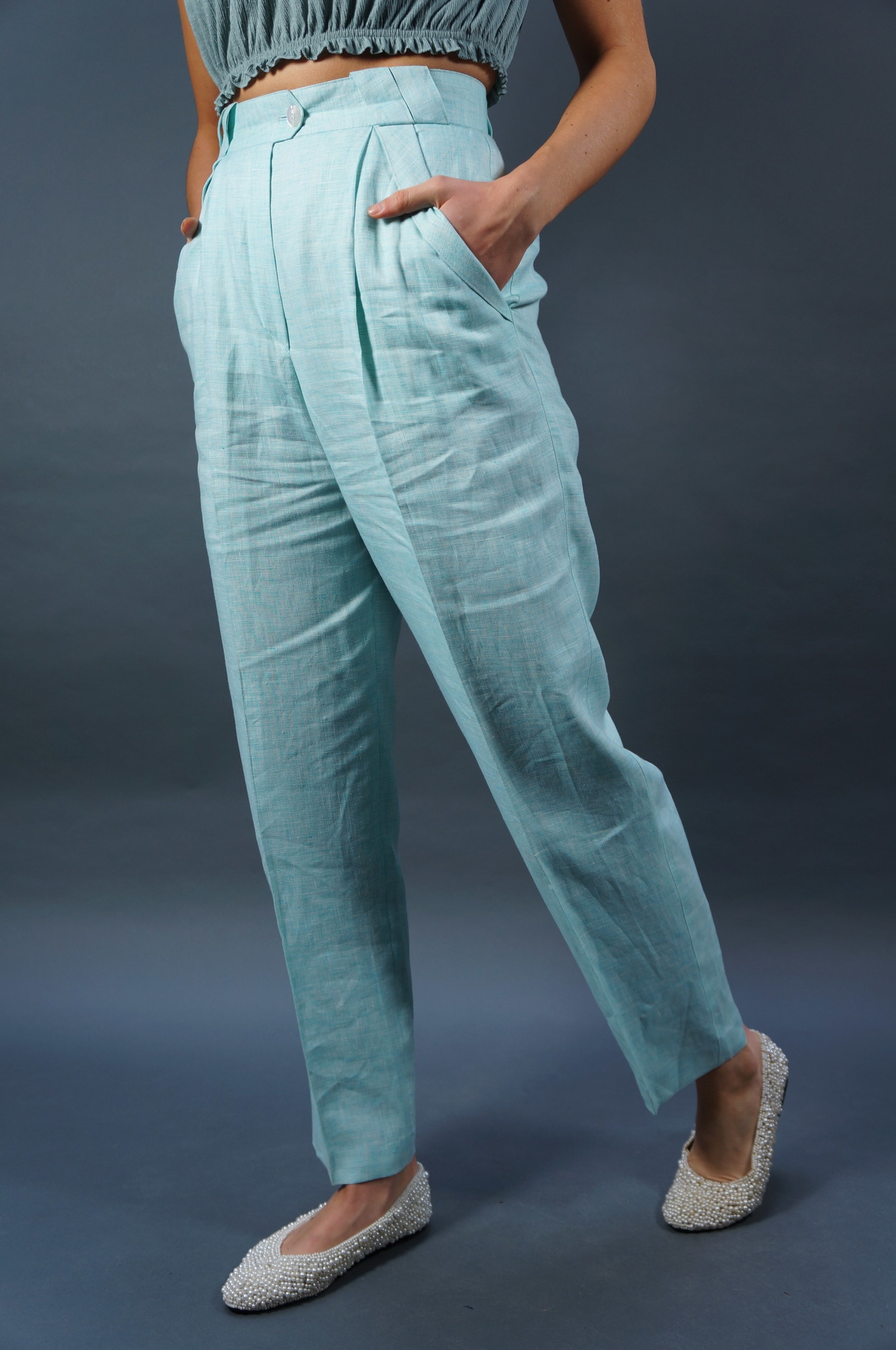 Escada Linen Pants