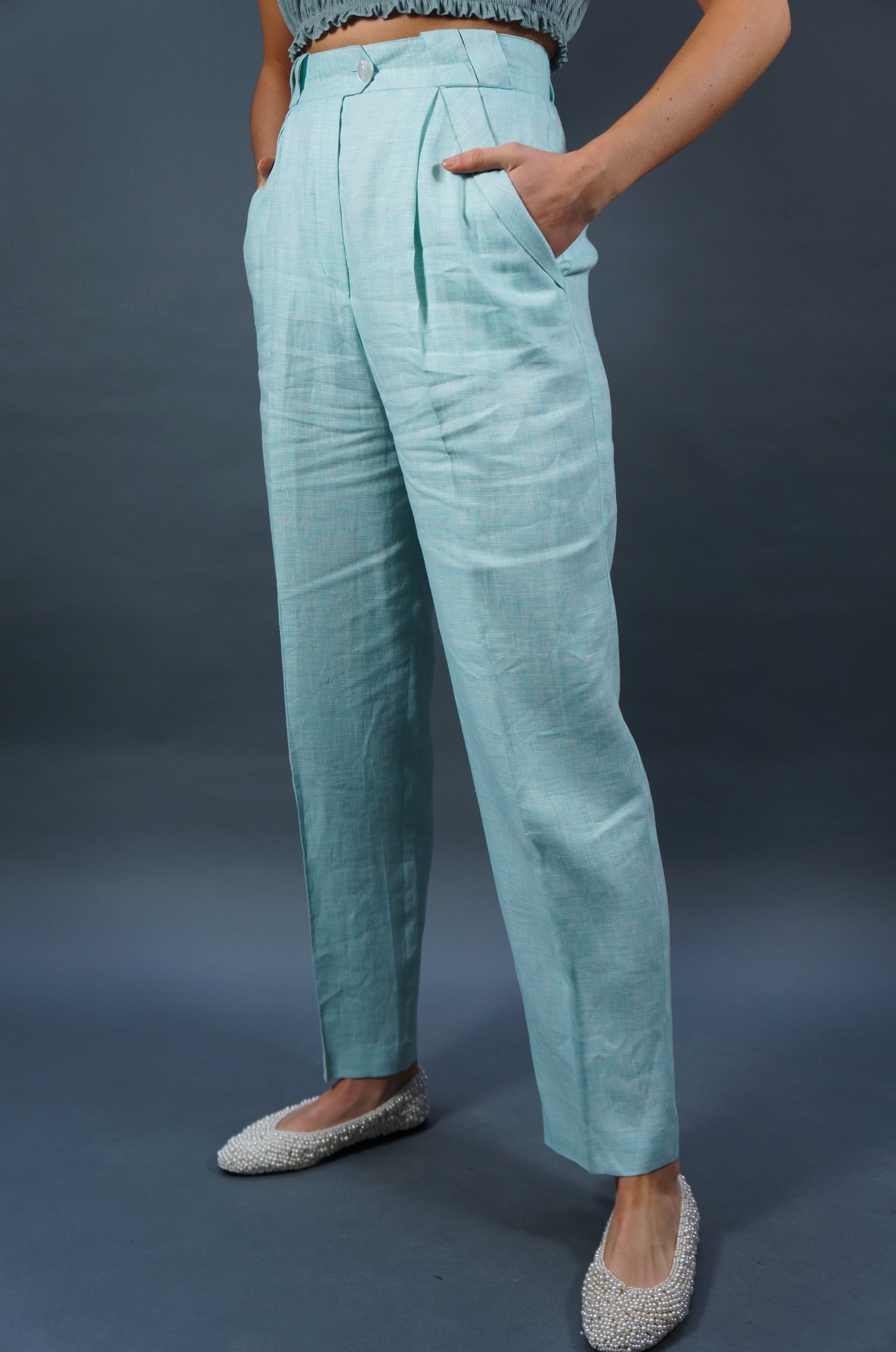 Escada Linen Pants