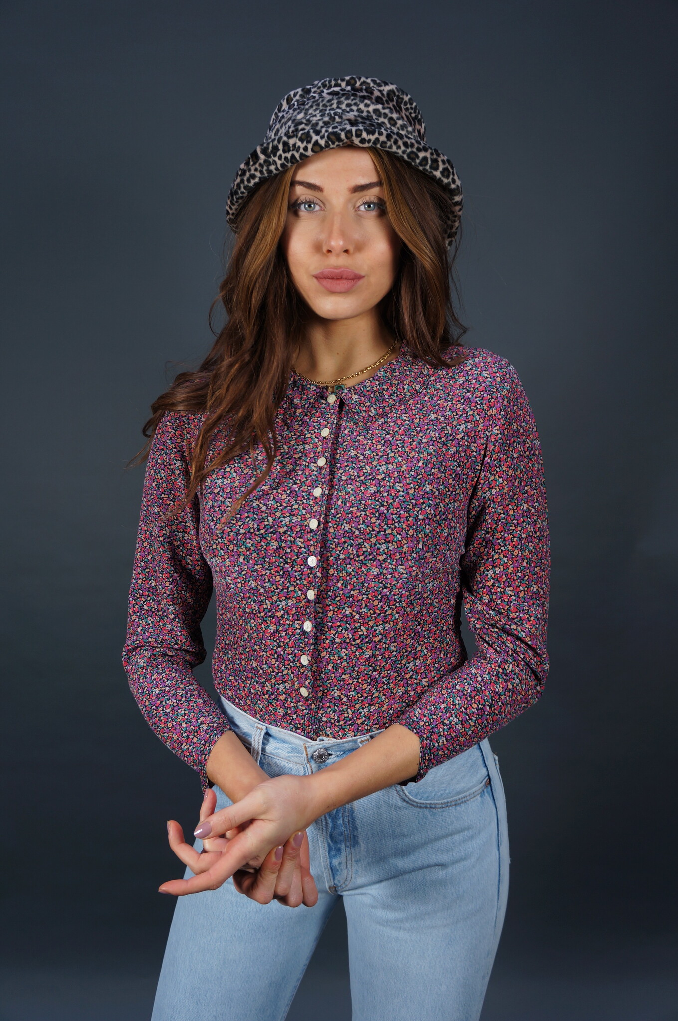 Cacharel Silk Garden Blouse