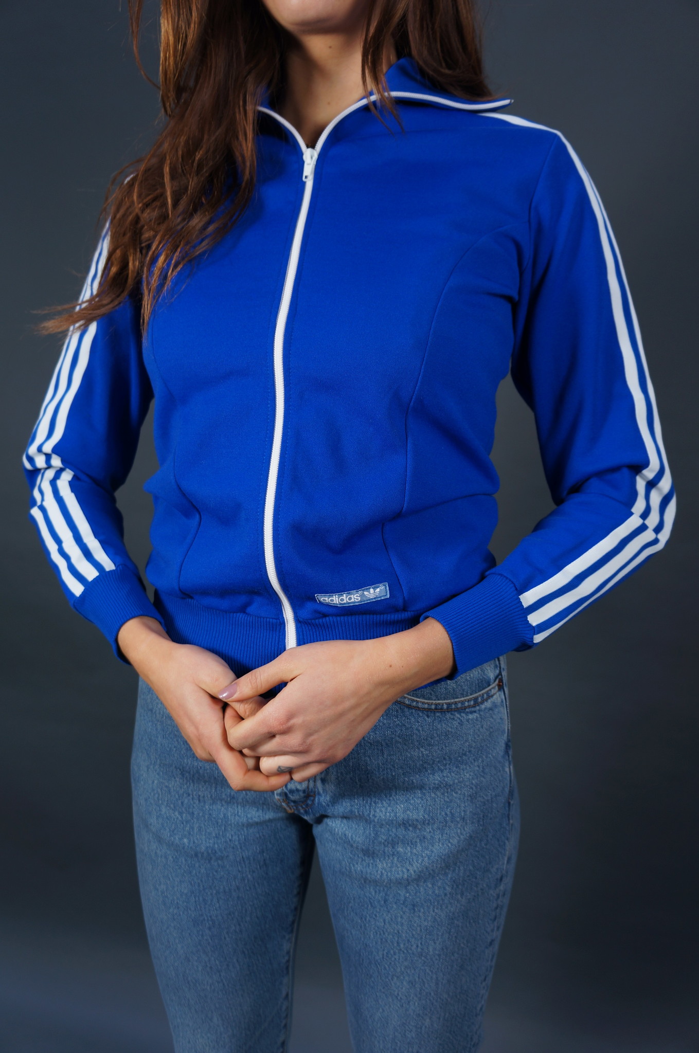 70er Adidas Trainingsjacke — Größe M