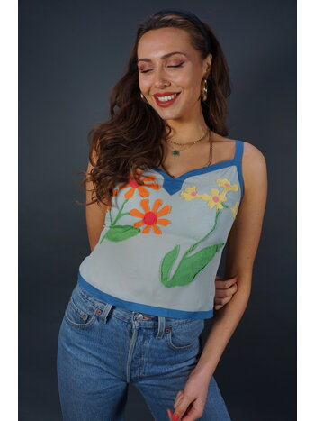 Cacharel Silk Flower Top