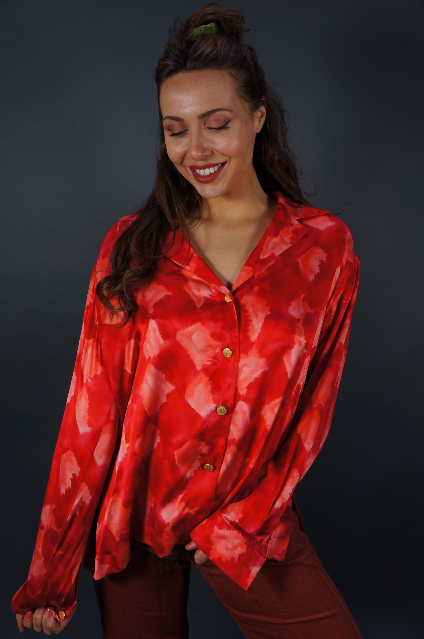 Escada Seidenbluse — Größe L