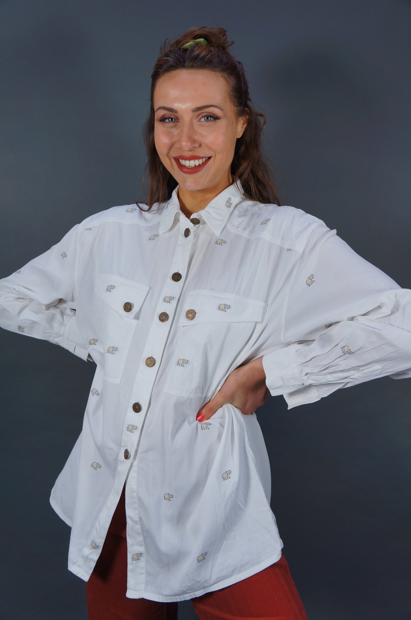 Escada Elephant Blouse