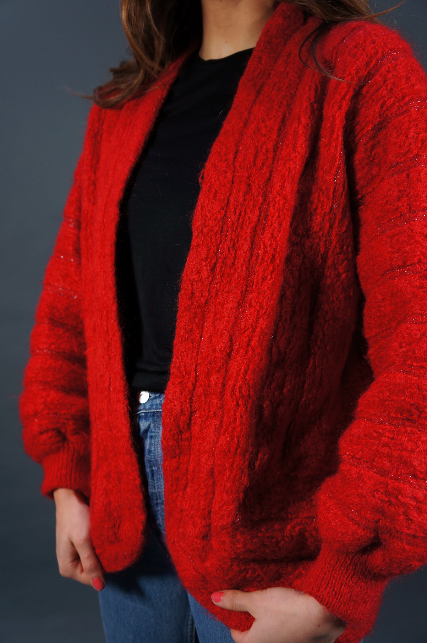 Escada Fluffy Cardigan