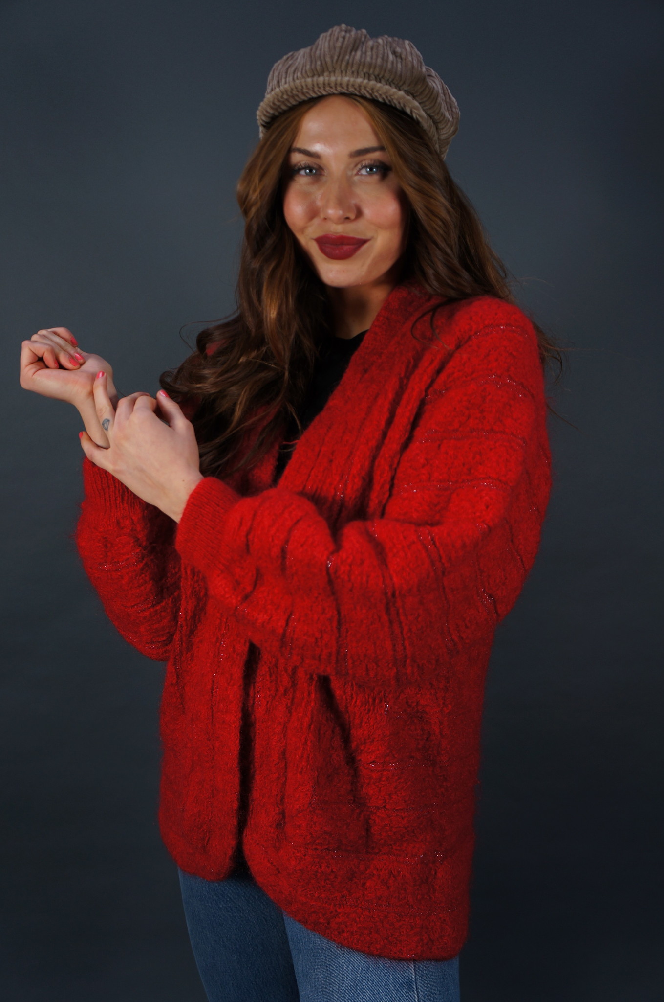 Escada Fluffy Cardigan