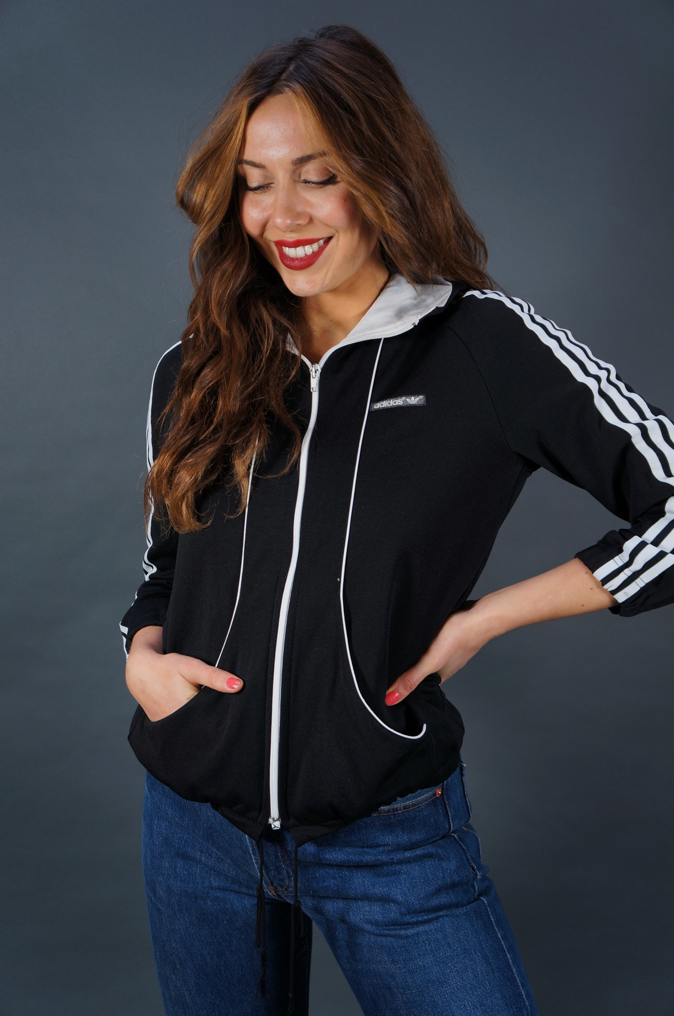 70er Adidas Trainingsjacke — Größe 40 (passt wie S/M)