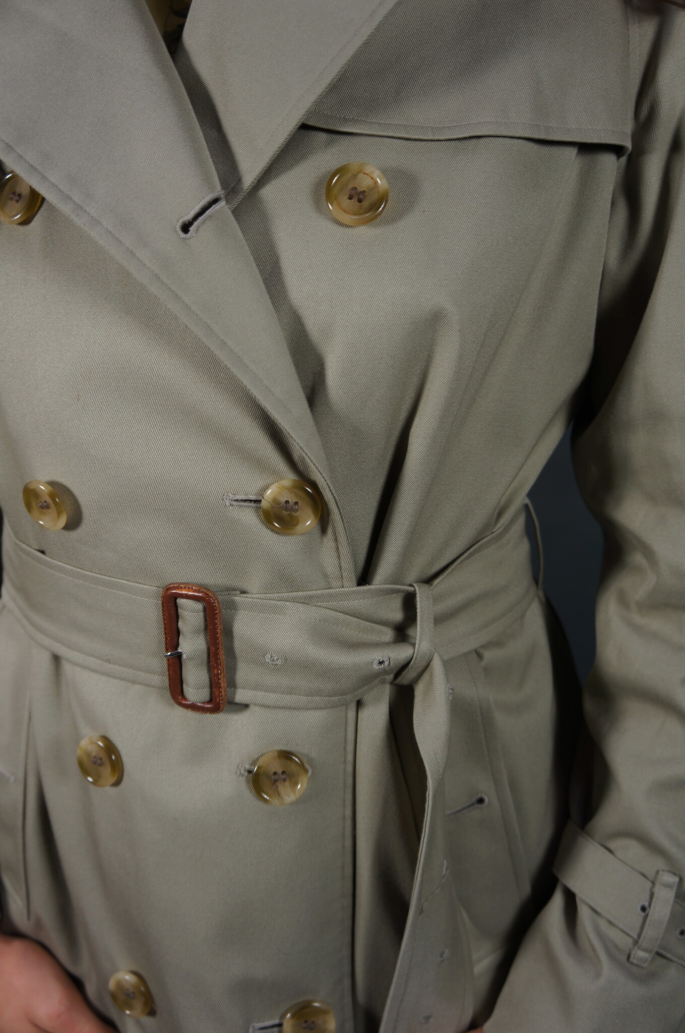 Burberry Beige Trench Coat — S / 118 cm
