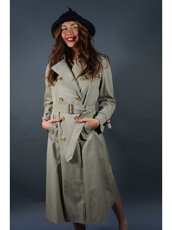 Burberry Beige Trench Coat — S / 118 cm