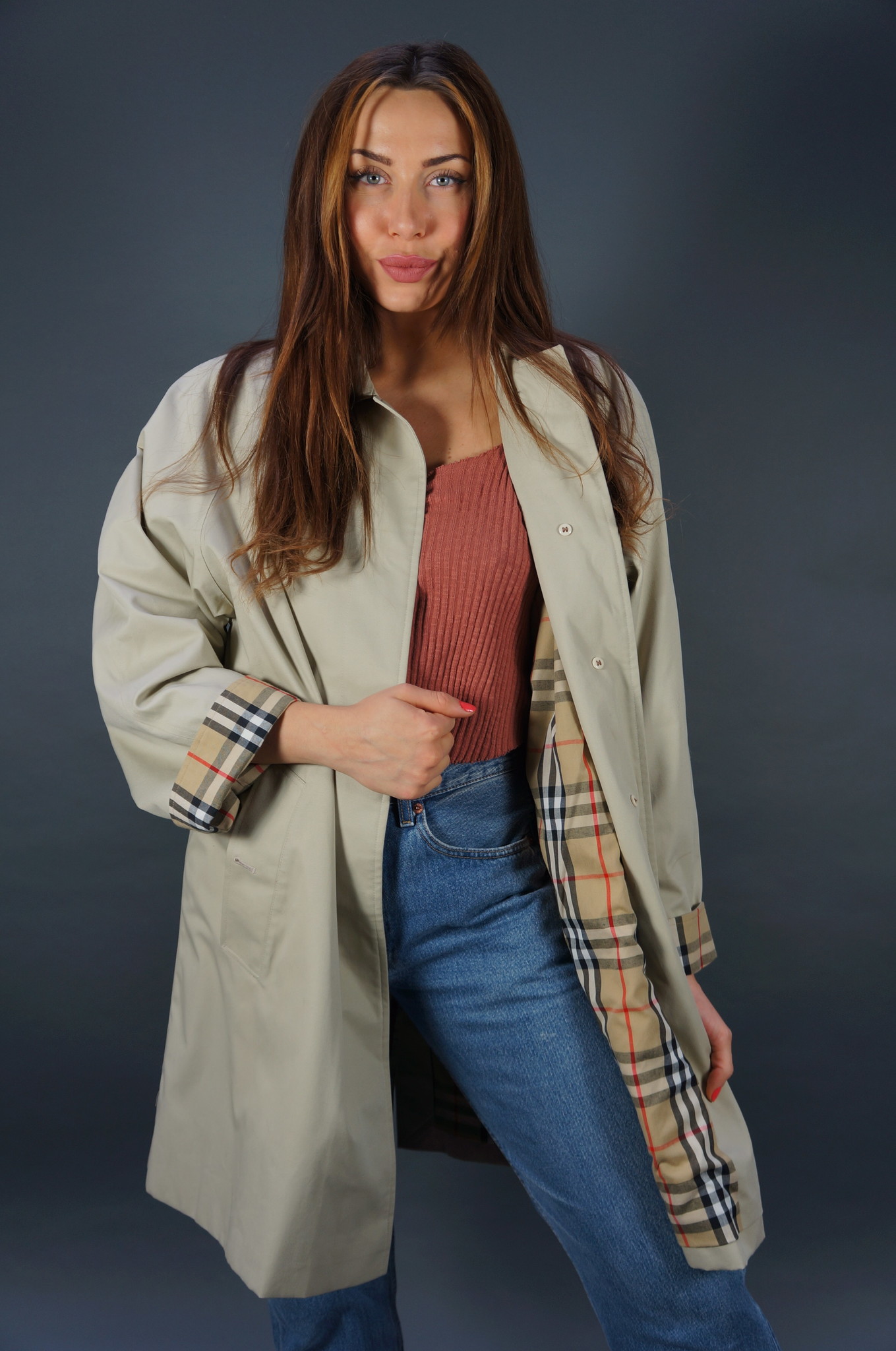 Burberry Beige Trench Coat — M / 93 cm