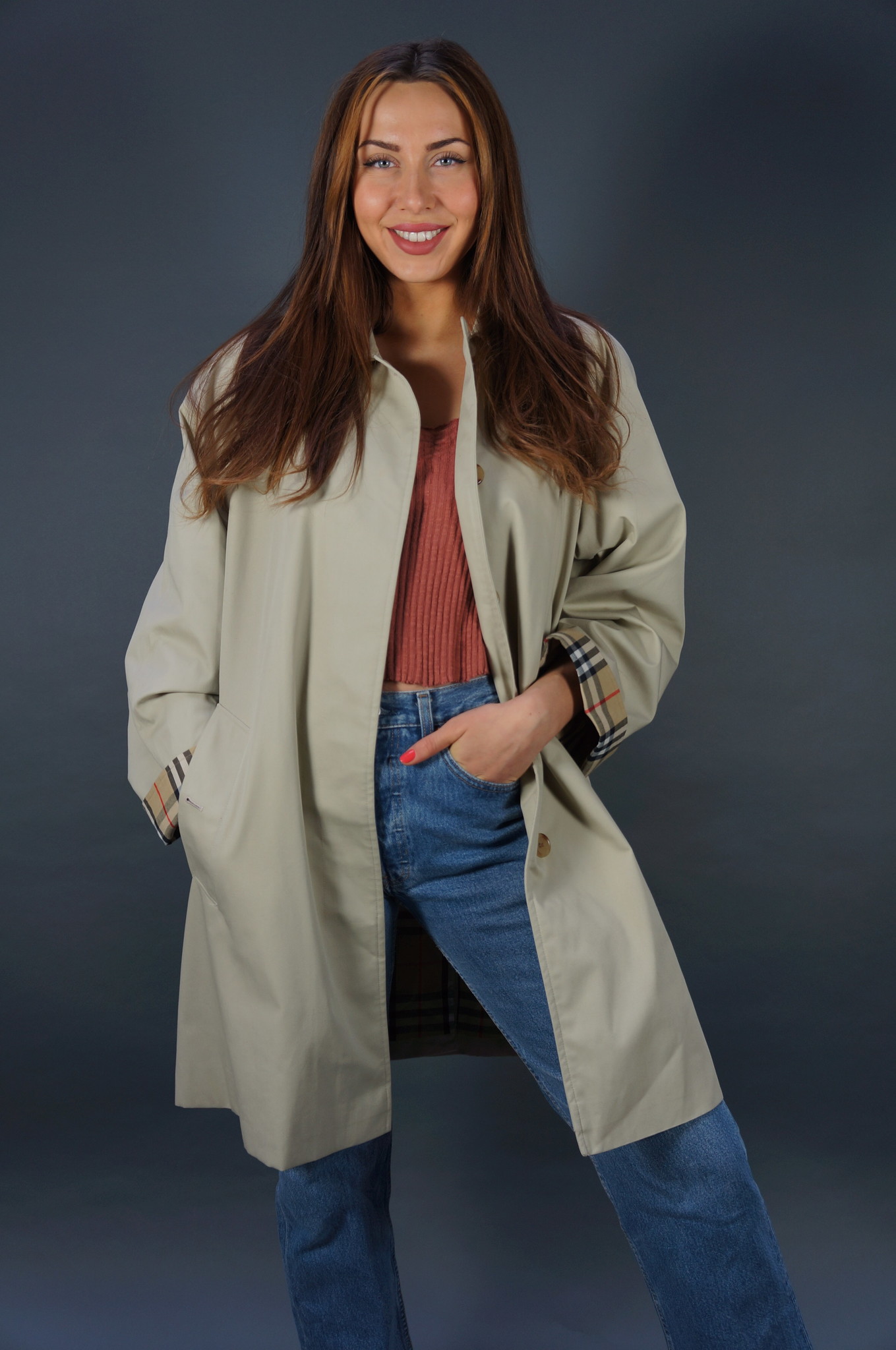 Burberry Beige Trench Coat — M / 93 cm