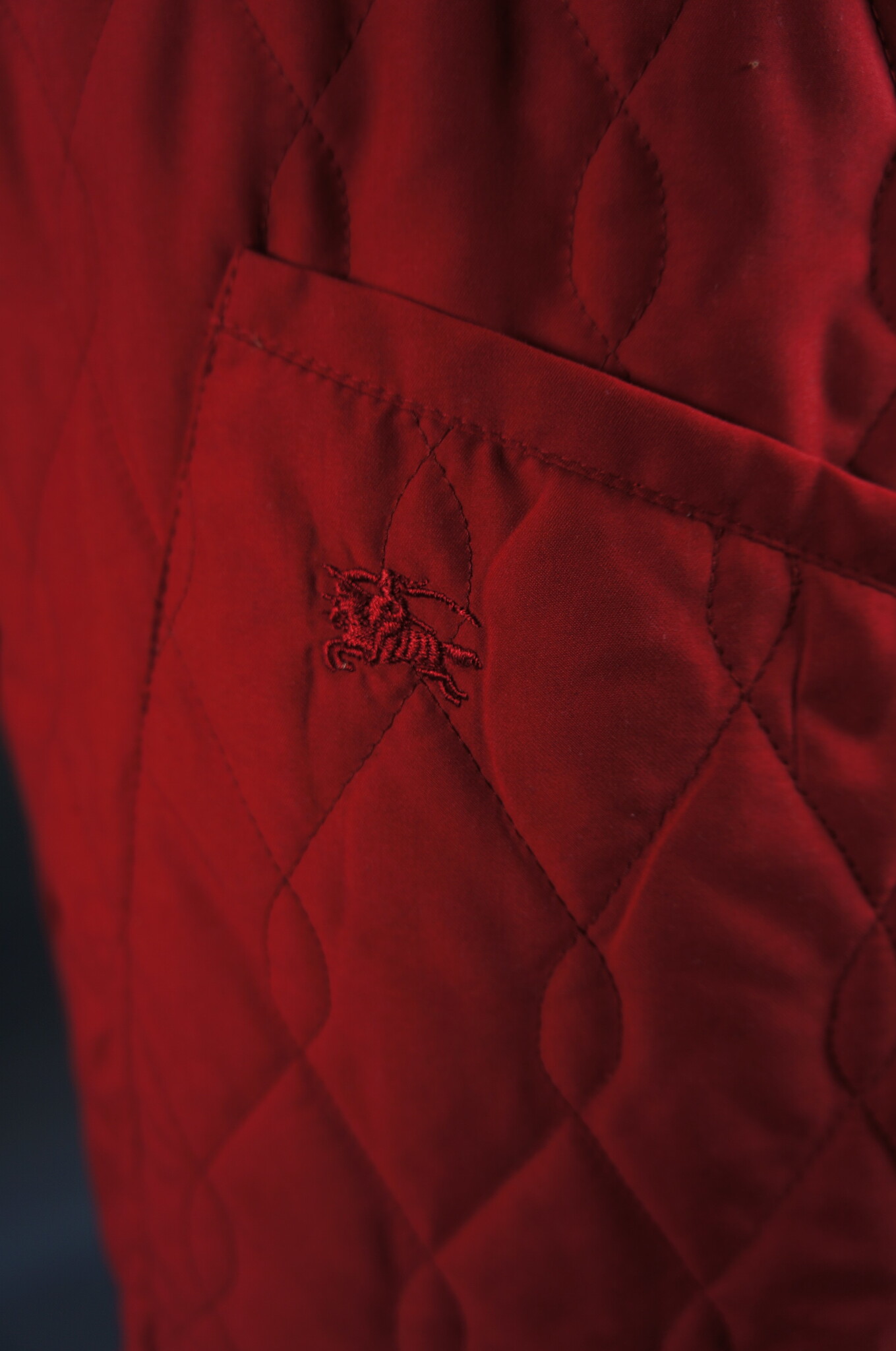 Burberry Coat — Red