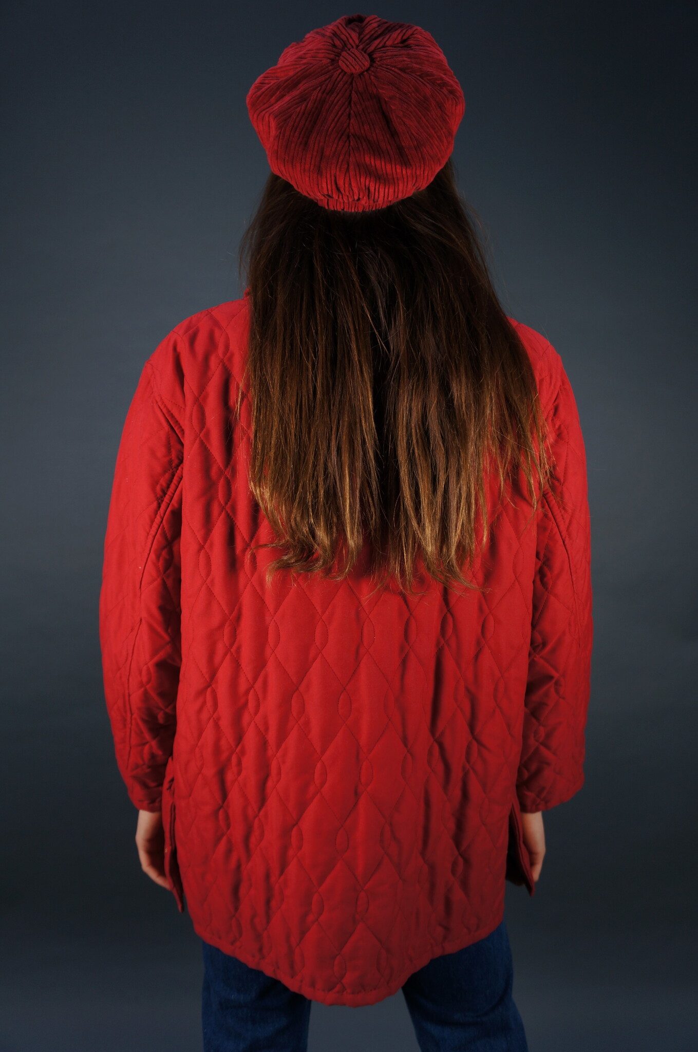 Burberry Coat — Red