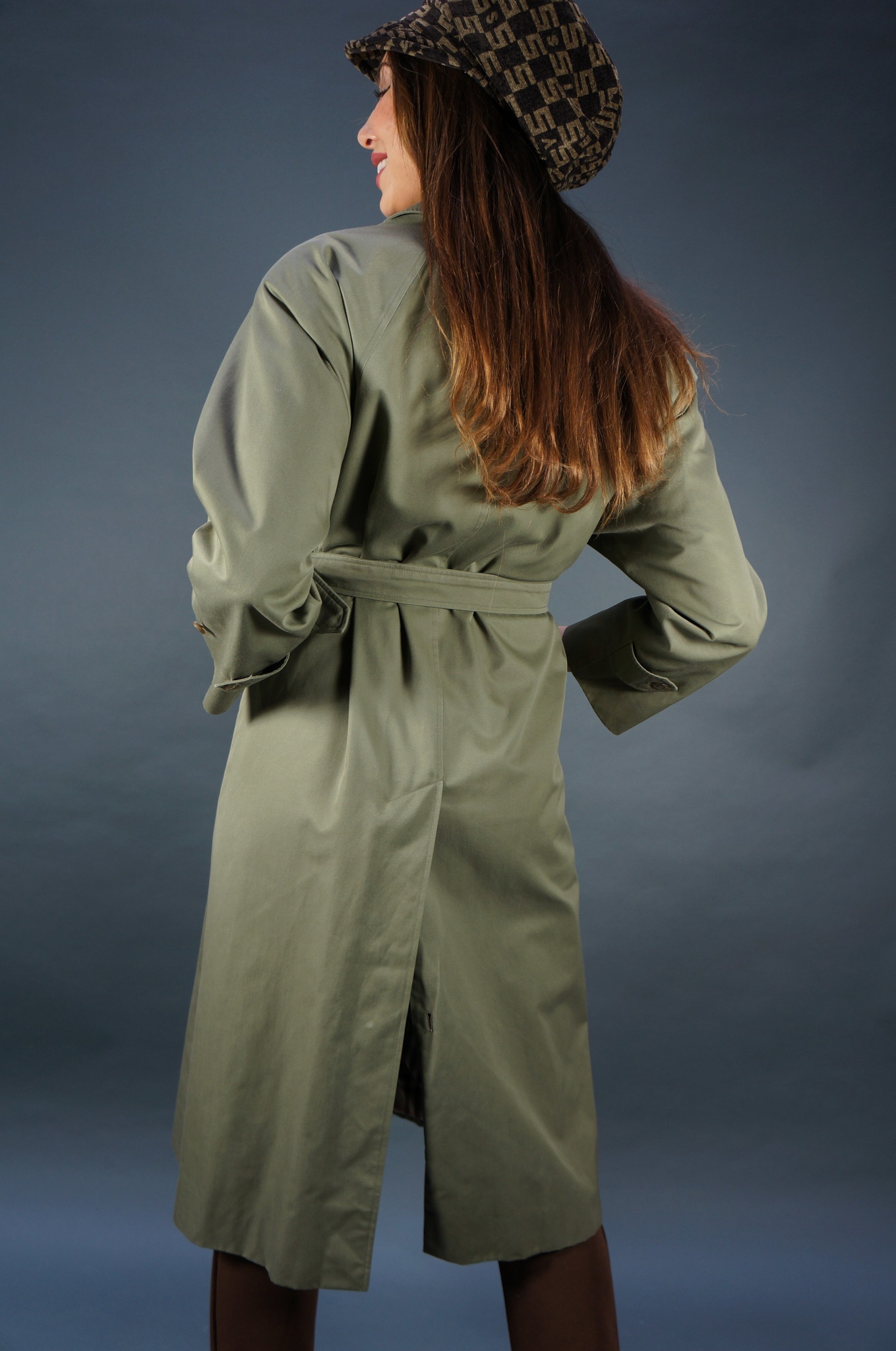 Burberry Trench Coat — Khaki Green