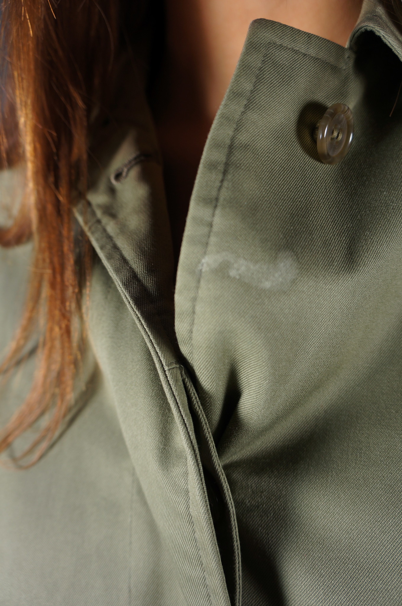 Burberry Trench Coat — Khaki Green