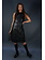70er Leder Lara Kleid