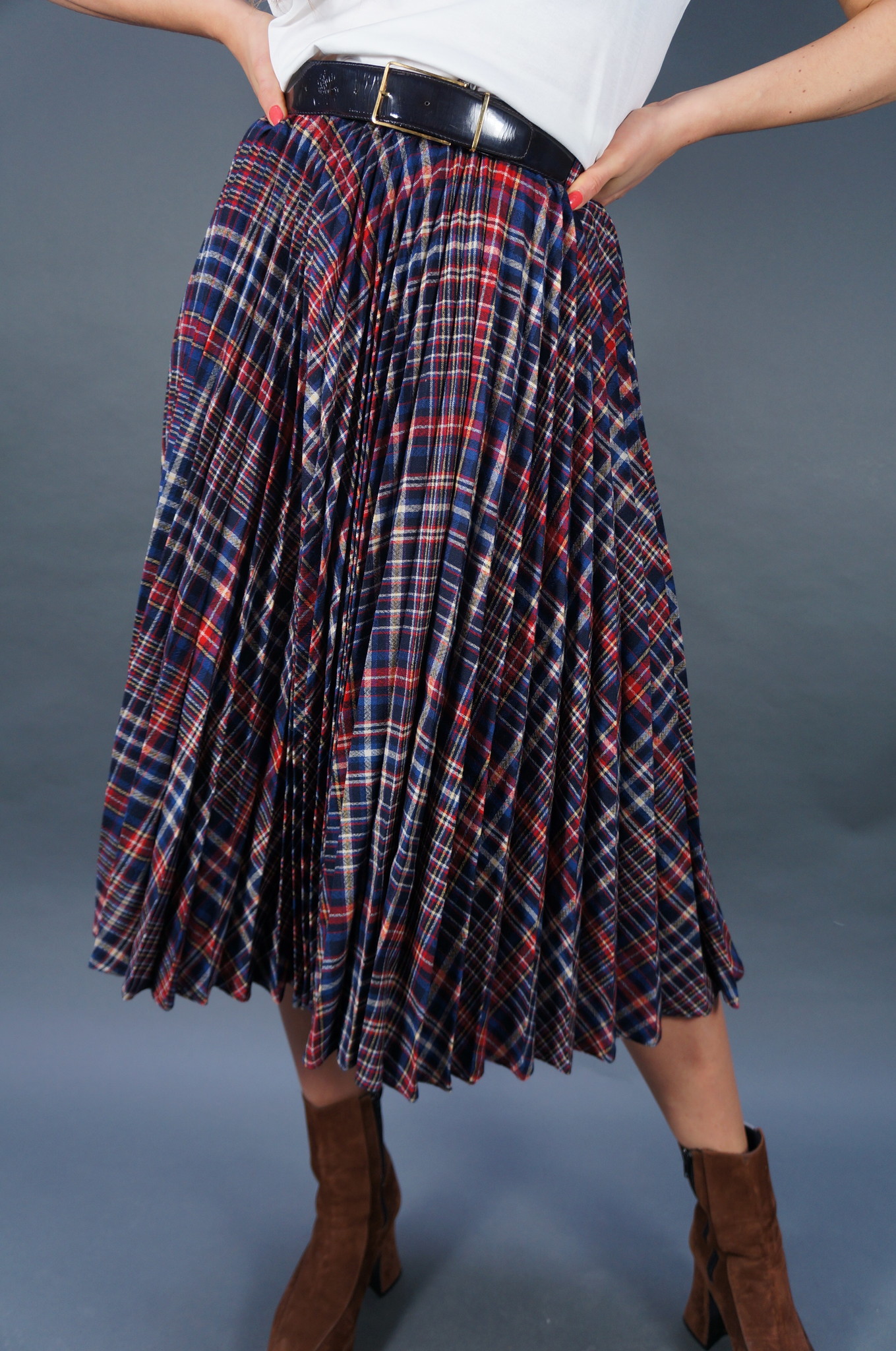 Escada Pleated Skirt