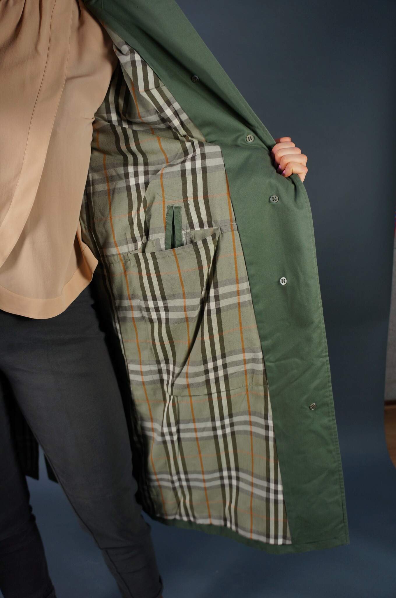Burberry Coat — Green