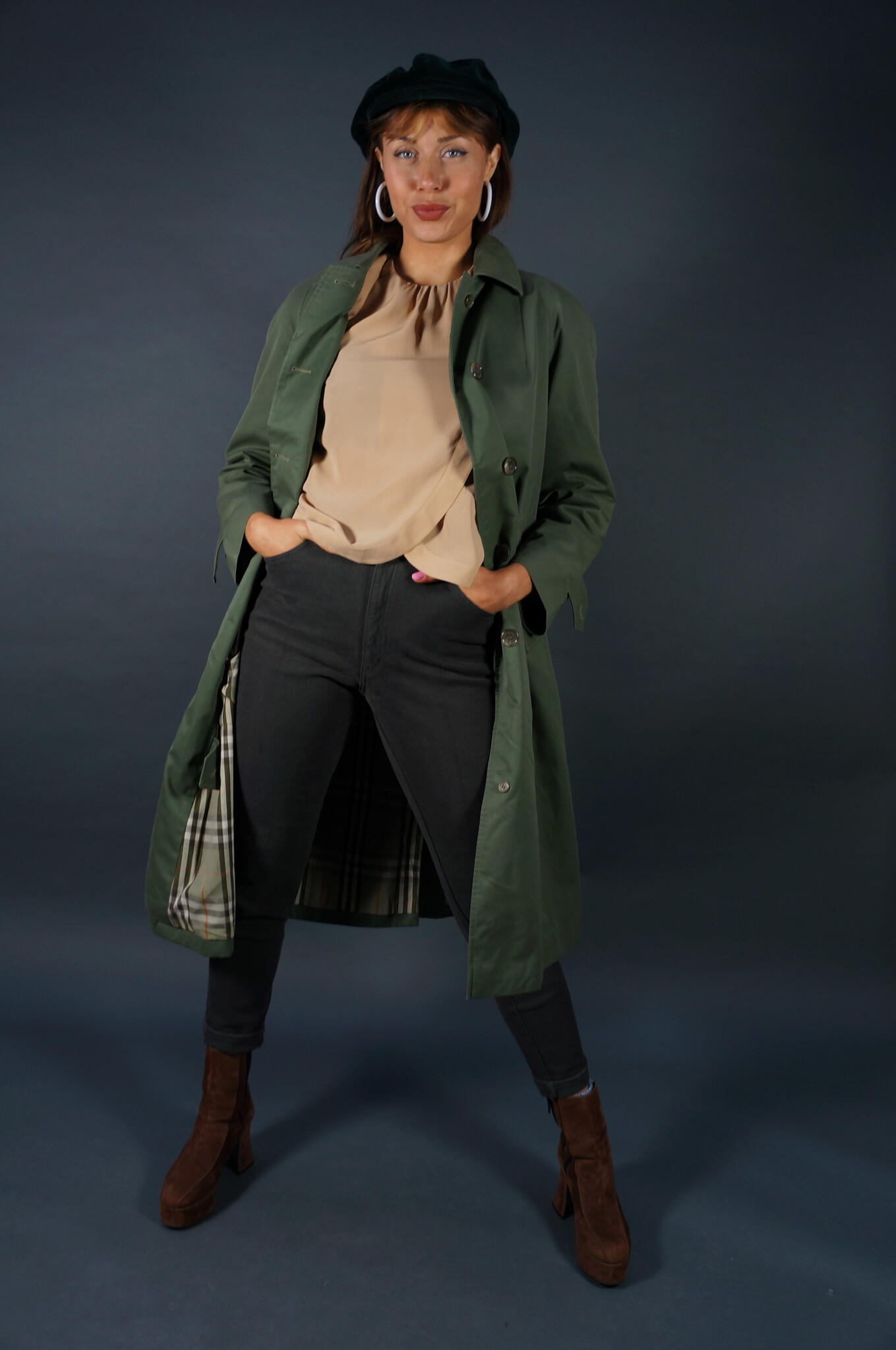 Burberry Coat — Green
