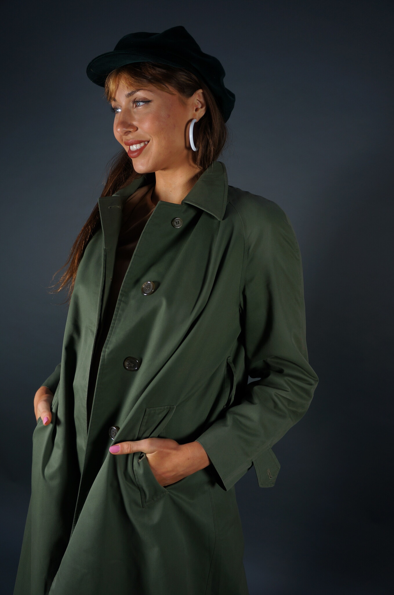 Burberry Coat — Green