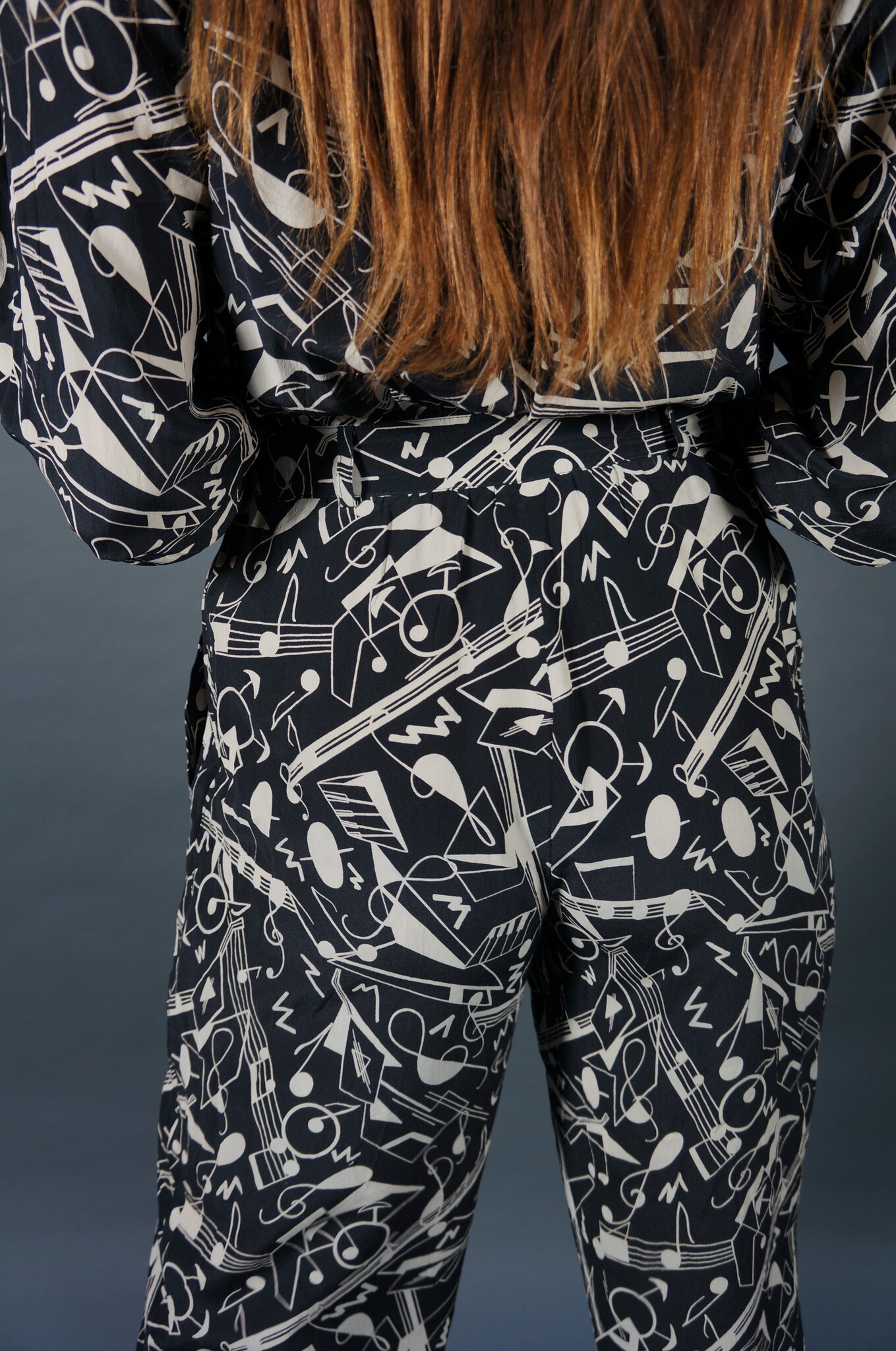 Escada Silk Swinging Music Suit