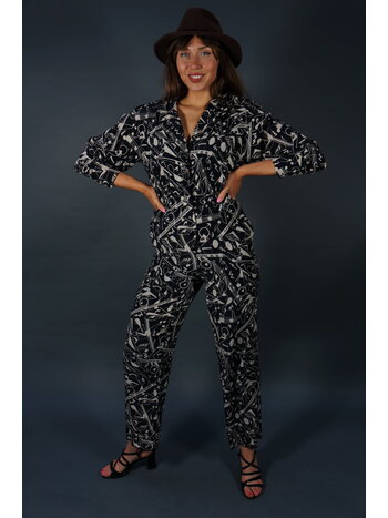 Escada Silk Swinging Music Suit