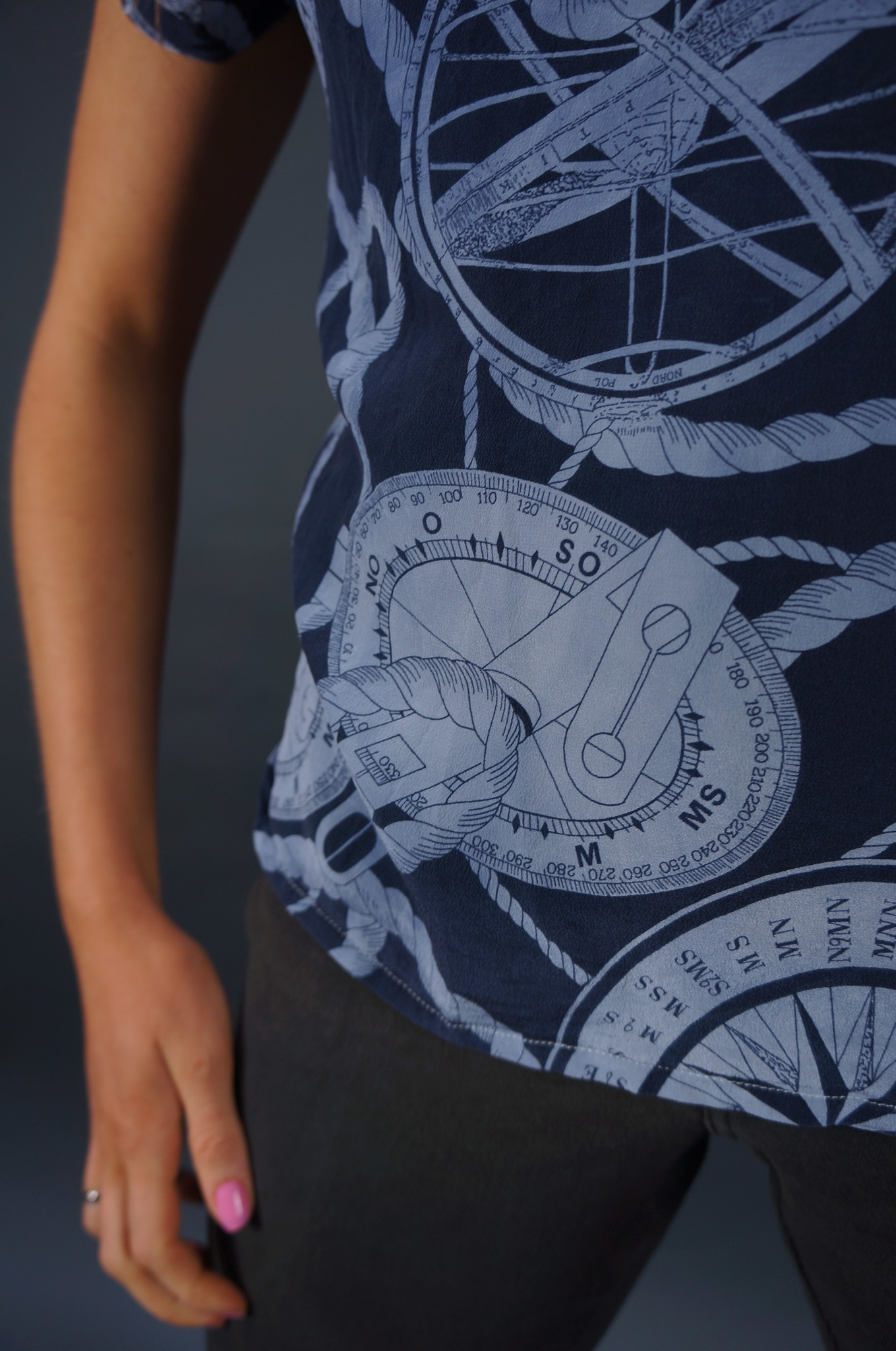 Escada Silk Clockwork Tee