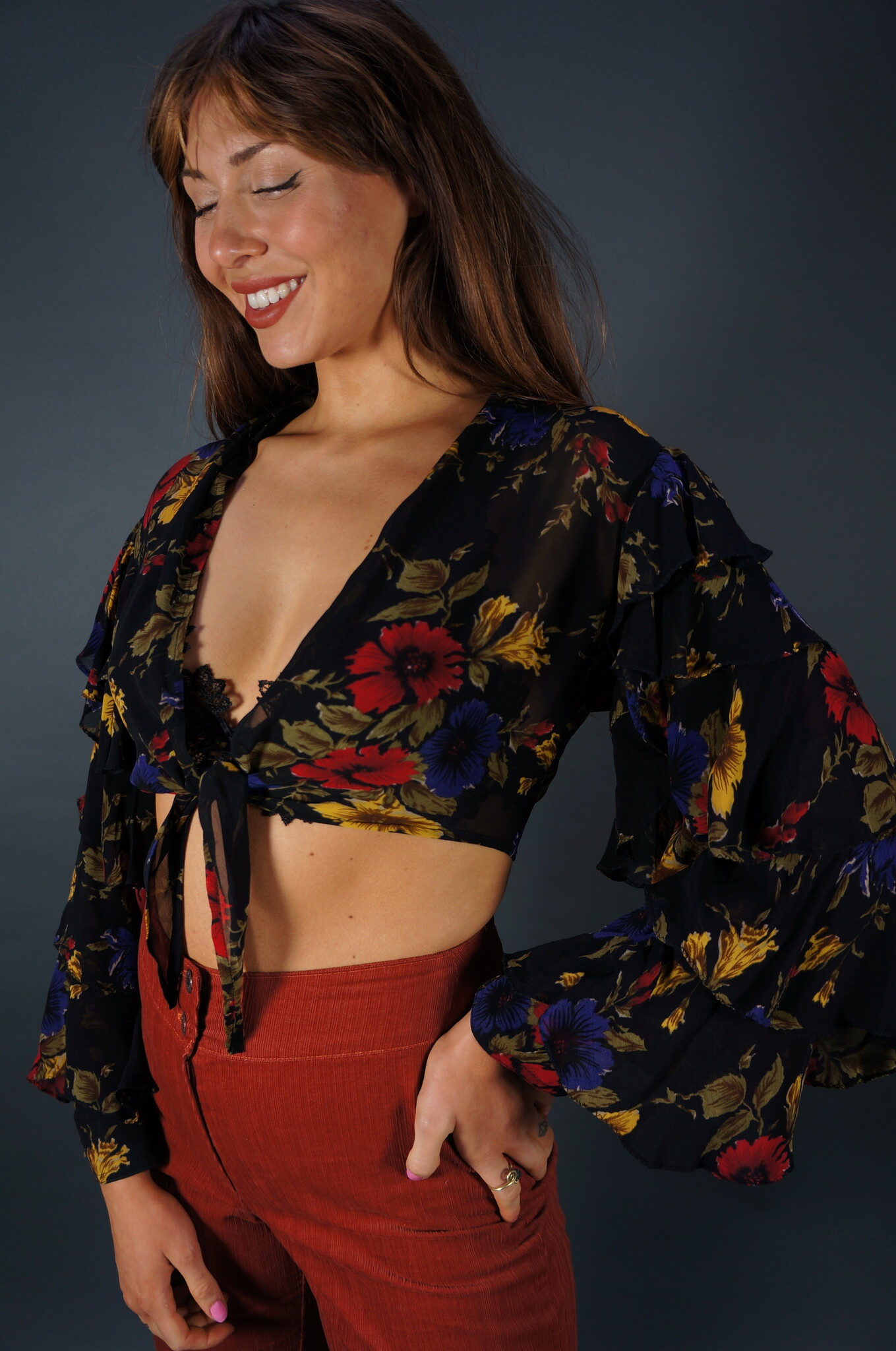 Junior Gaultier Crop Blouse