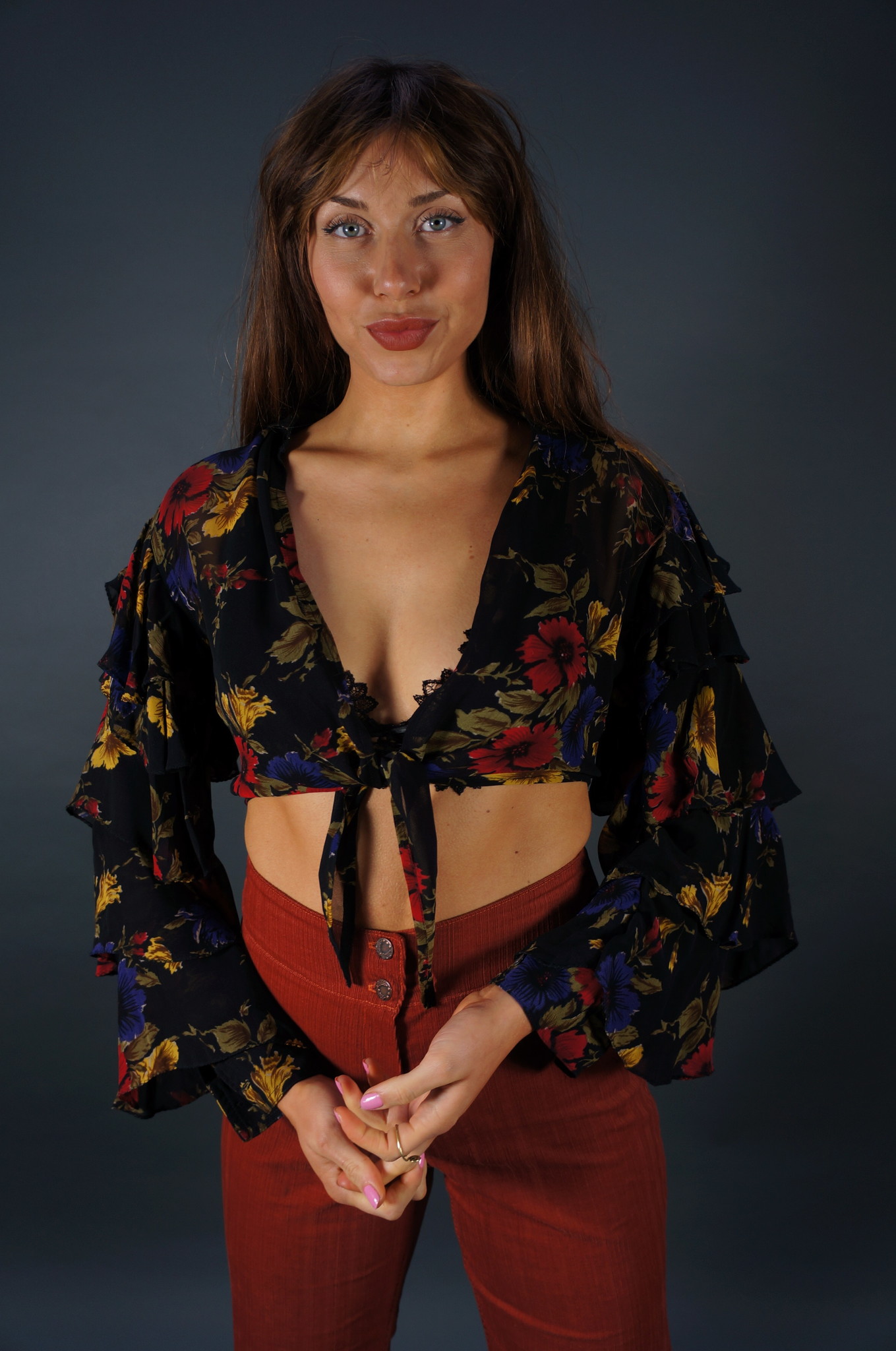Junior Gaultier Crop Blouse