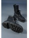 90er Leder Army-Stiefel