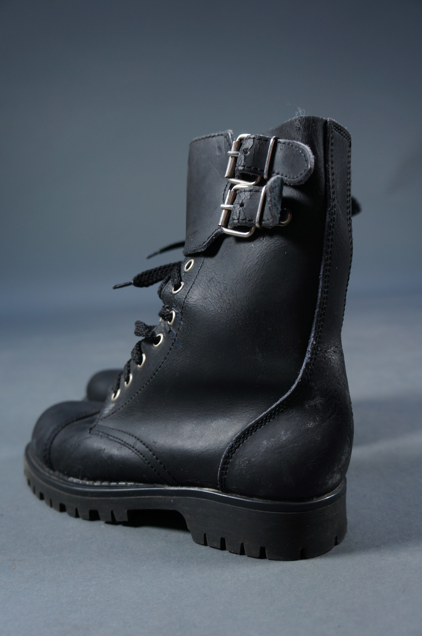 90er Leder Army-Stiefel