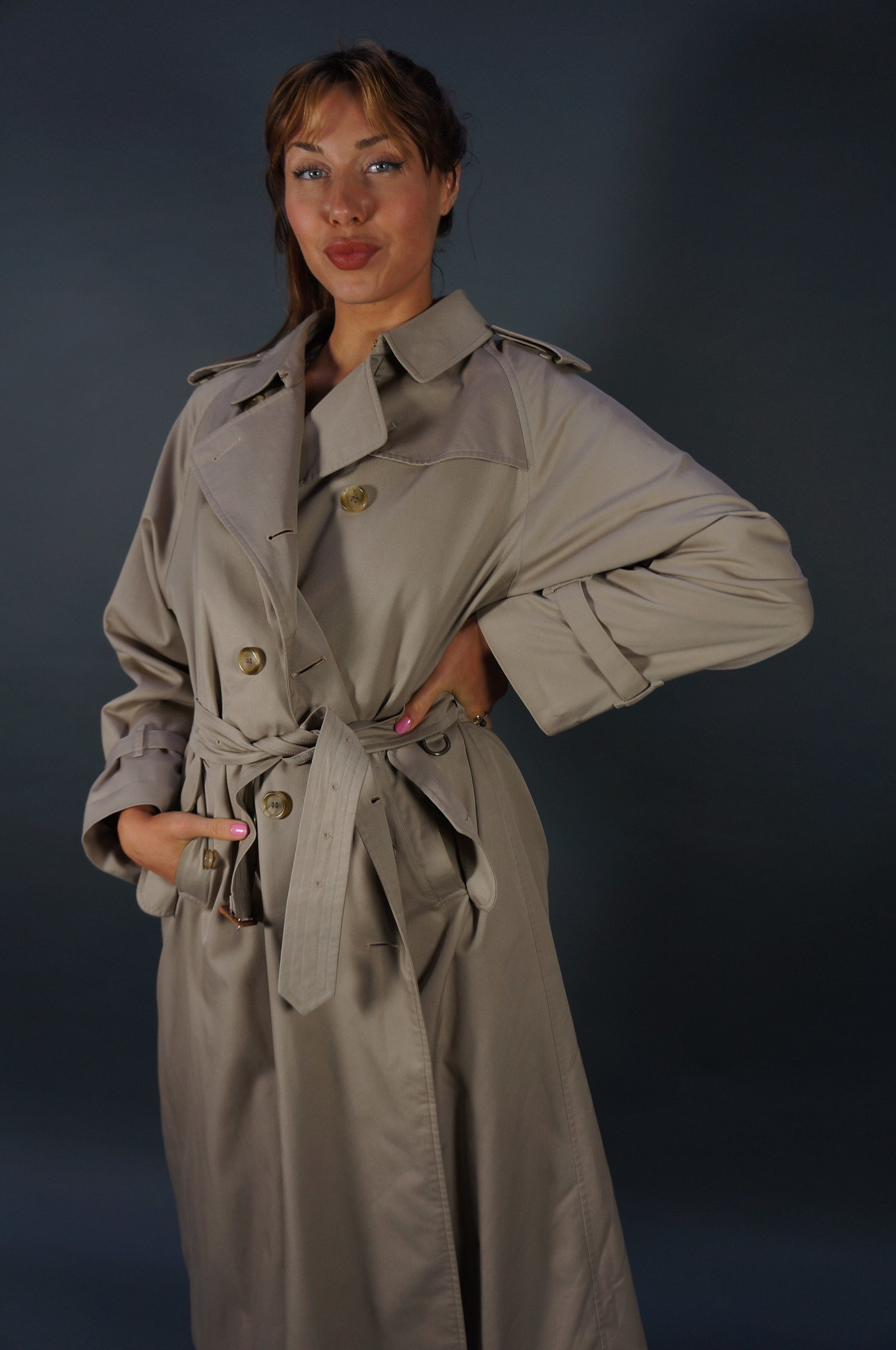 Burberry Trench Coat — Size L