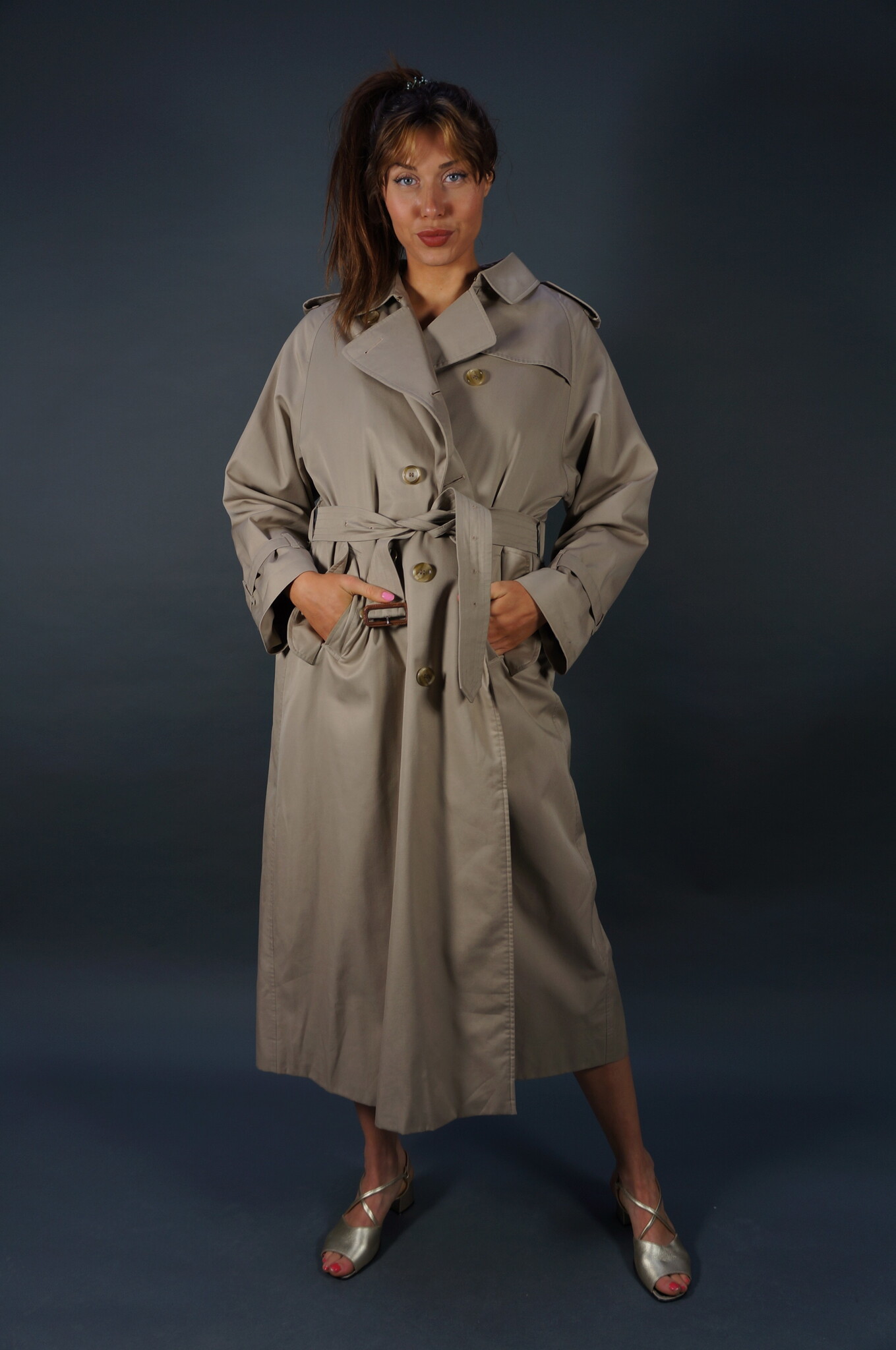 Burberry Trench Coat — Size L