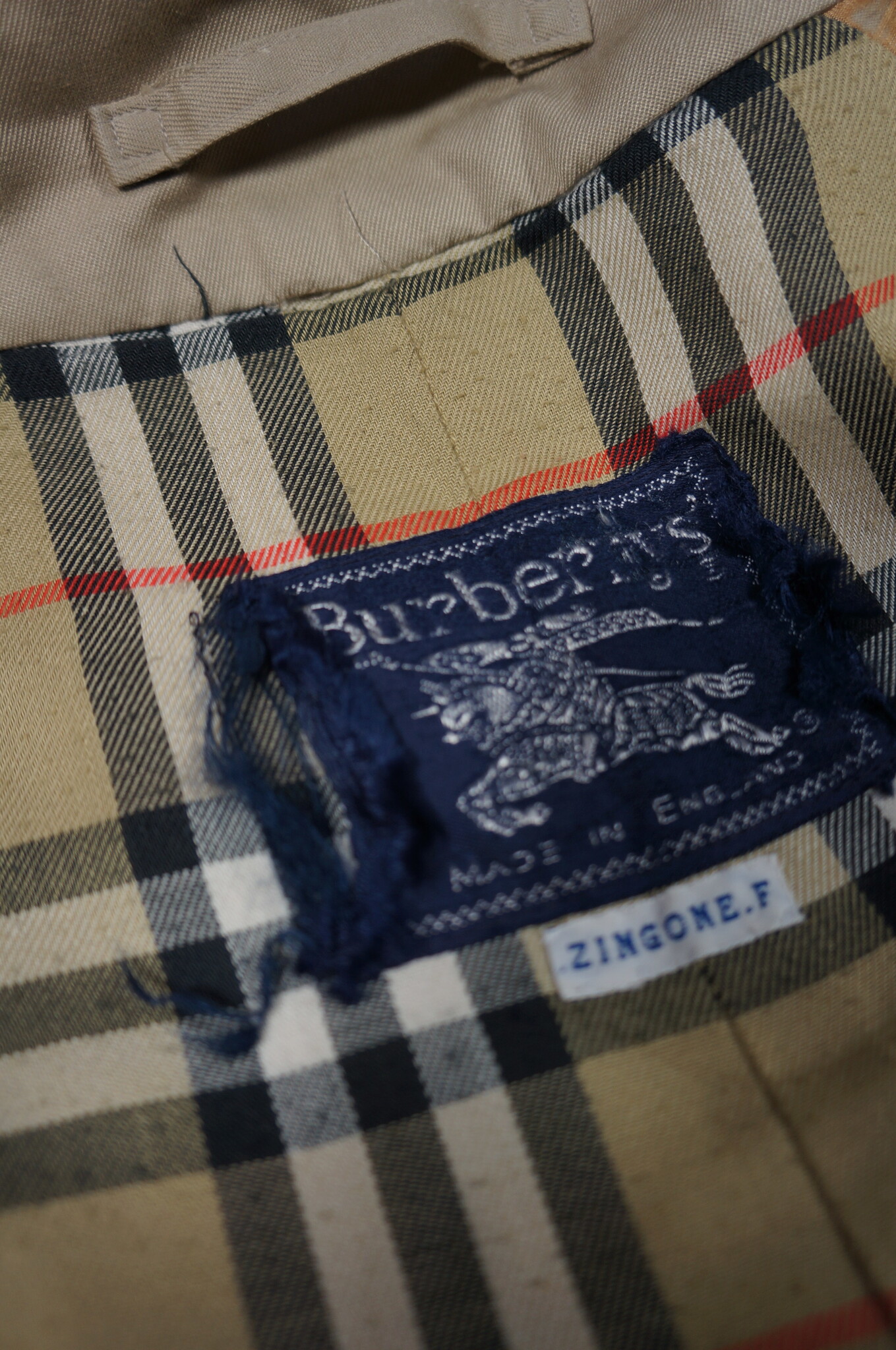 Burberry Trench Coat — Size L/XL