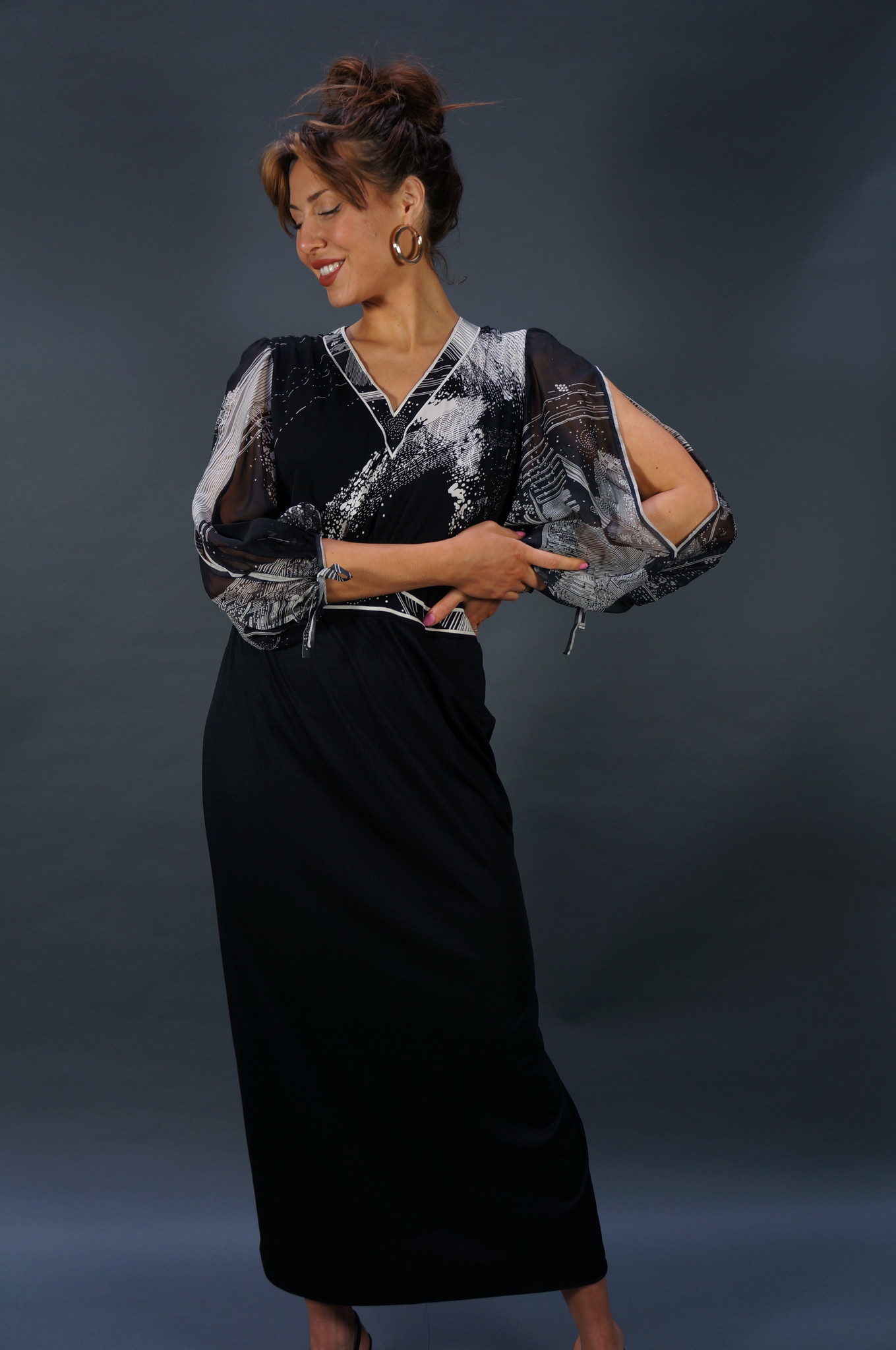 Leonard Paris Silk Dress