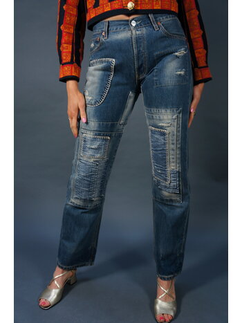 Levi's 501 Original Copper Rivet Patch Jeans