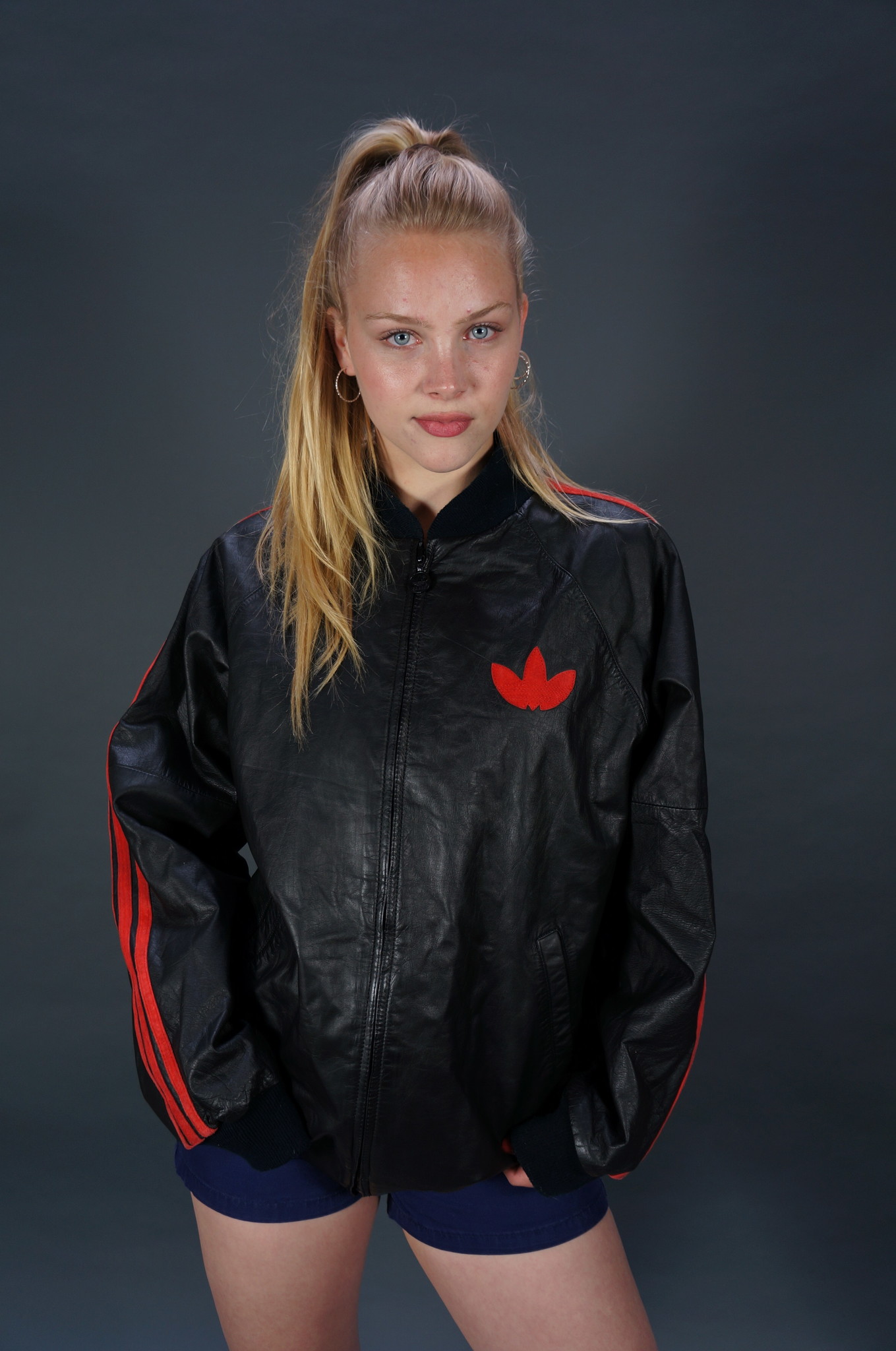 90er Adidas Bomber Leder